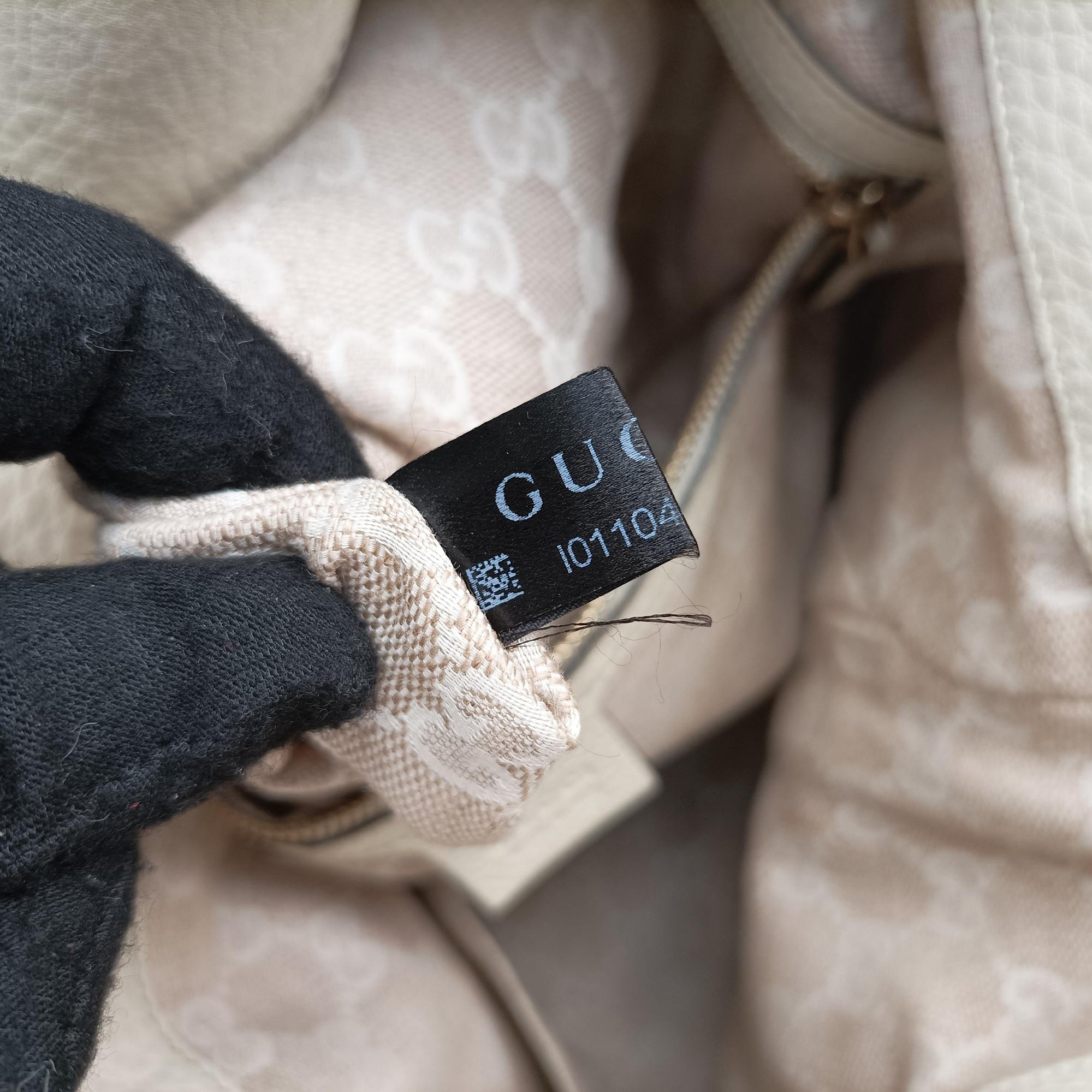 Pre-owned Gucci Bamboo White Leather 282315 shoulderbag | stylenewstar