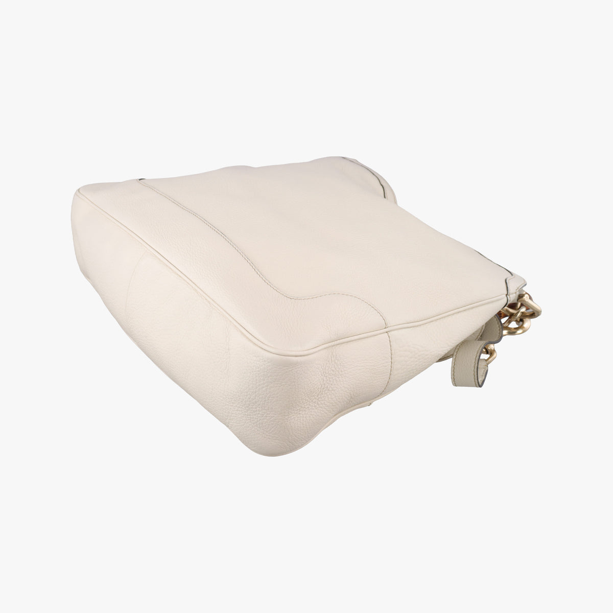 Pre-owned Gucci Bamboo White Leather 282315 shoulderbag | stylenewstar