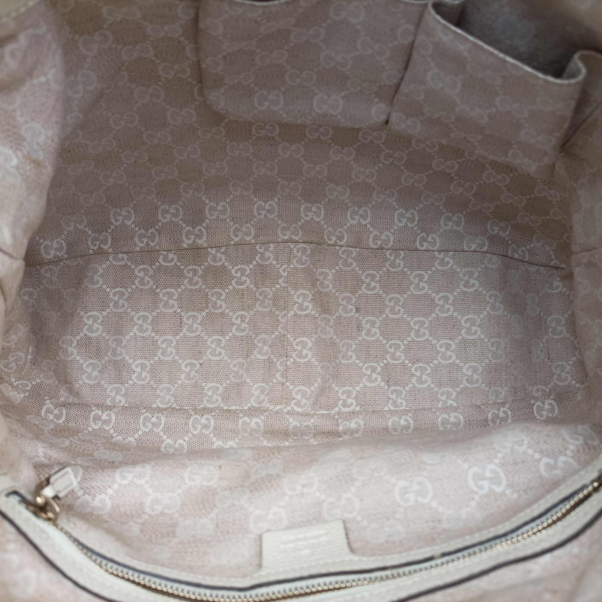 Pre-owned Gucci Bamboo White Leather 282315 shoulderbag | stylenewstar