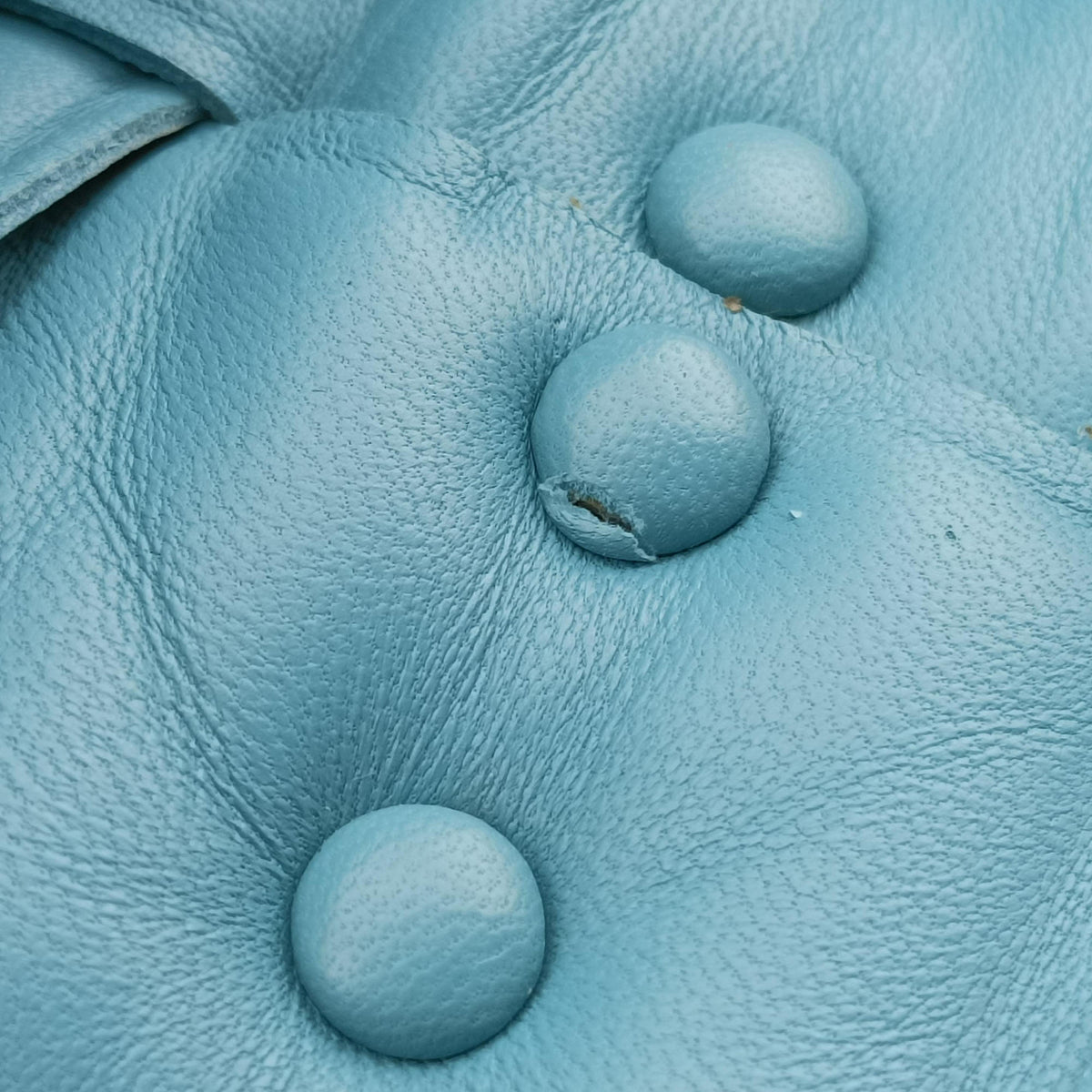 Pre-owned Bottega Veneta The Chain Cassette Blue lambskin  shoulderbag | stylenewstar