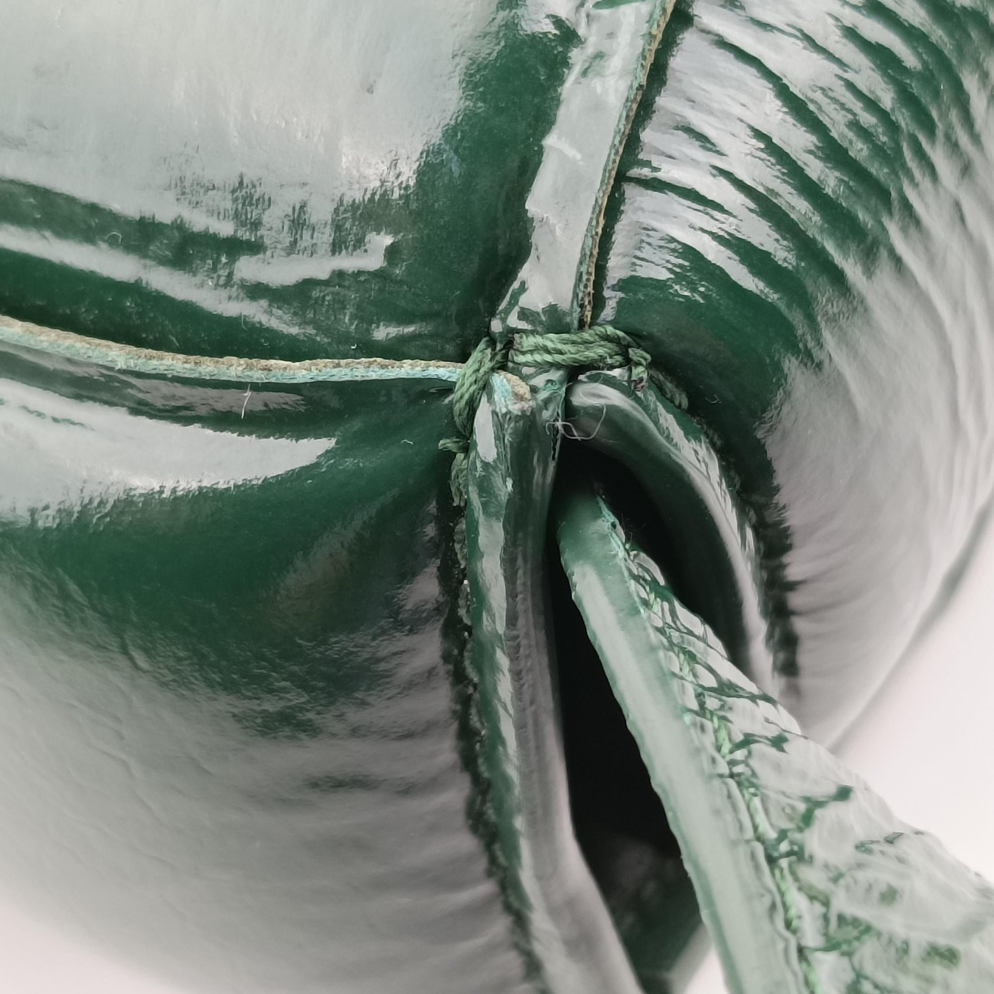 Vintage Bottega Veneta Padded CASSETTE Green lambskin  shoulderbag | stylenewstar