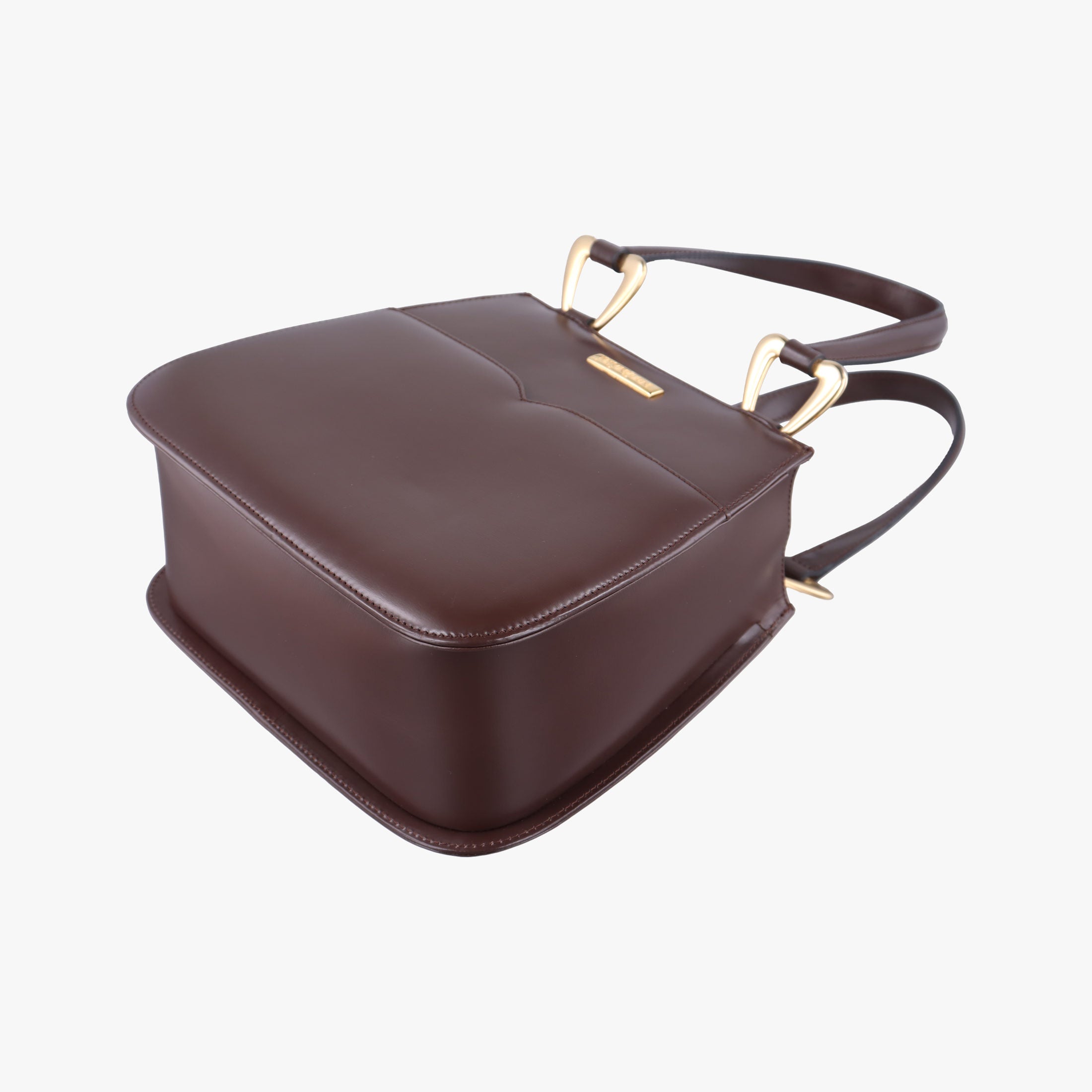 Pre-owned Yves Saint Laurent Vintage Bordeaux Leather  shoulderbag | stylenewstar