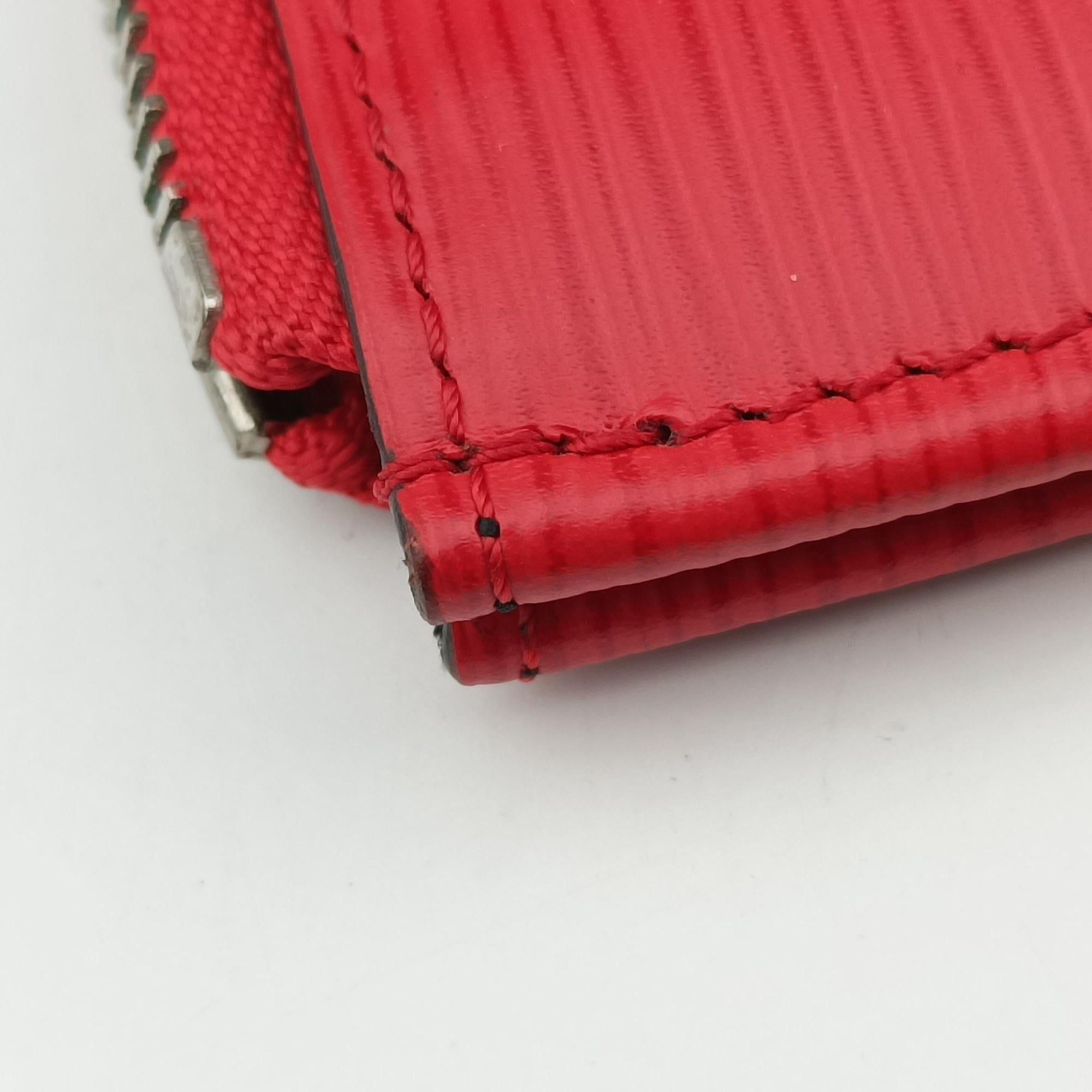 Pre-owned Louis Vuitton Pochette Jour GM Supreme Collaboration ROUGE×white epi M67722 clutchbag | stylenewstar