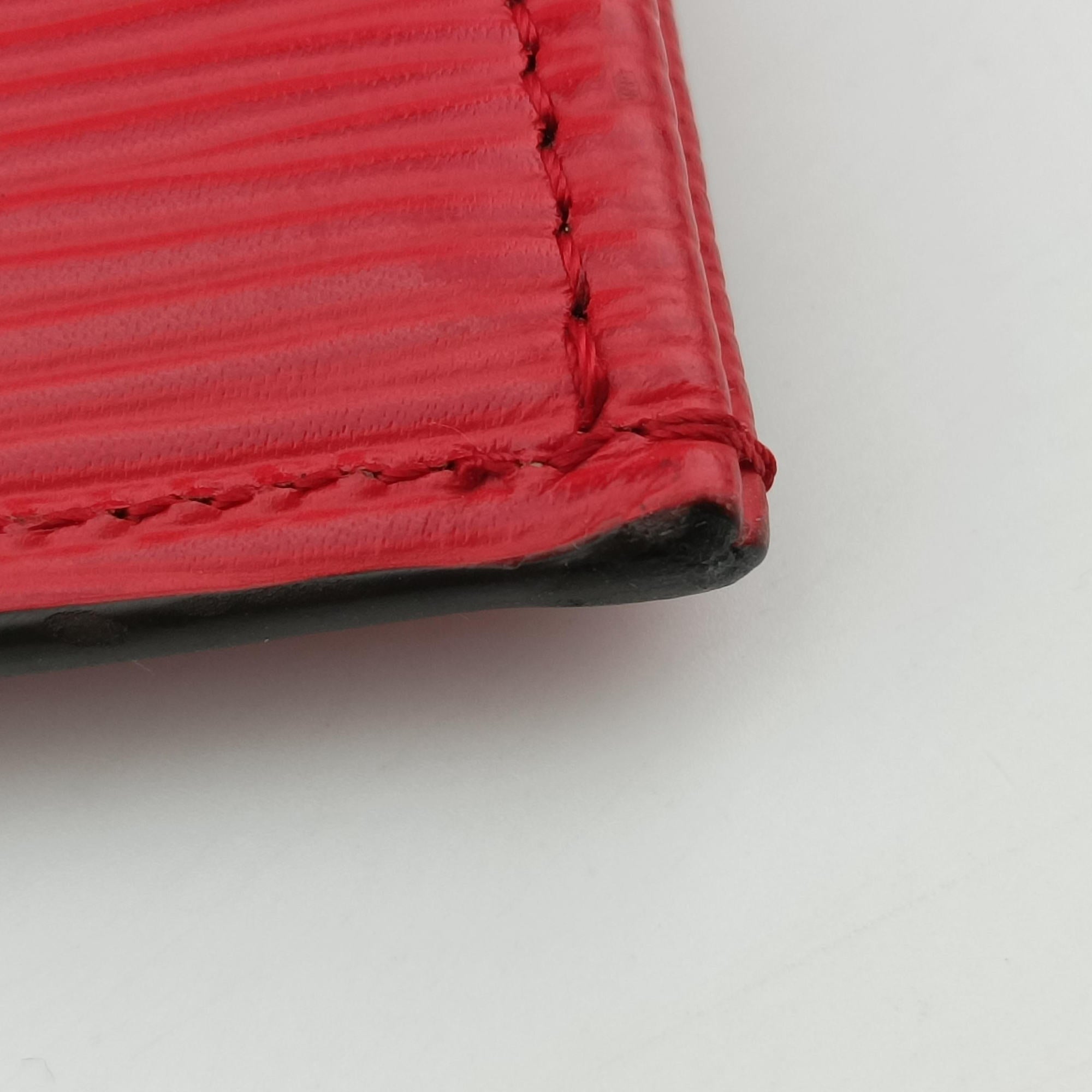 Pre-owned Louis Vuitton Pochette Jour GM Supreme Collaboration ROUGE×white epi M67722 clutchbag | stylenewstar
