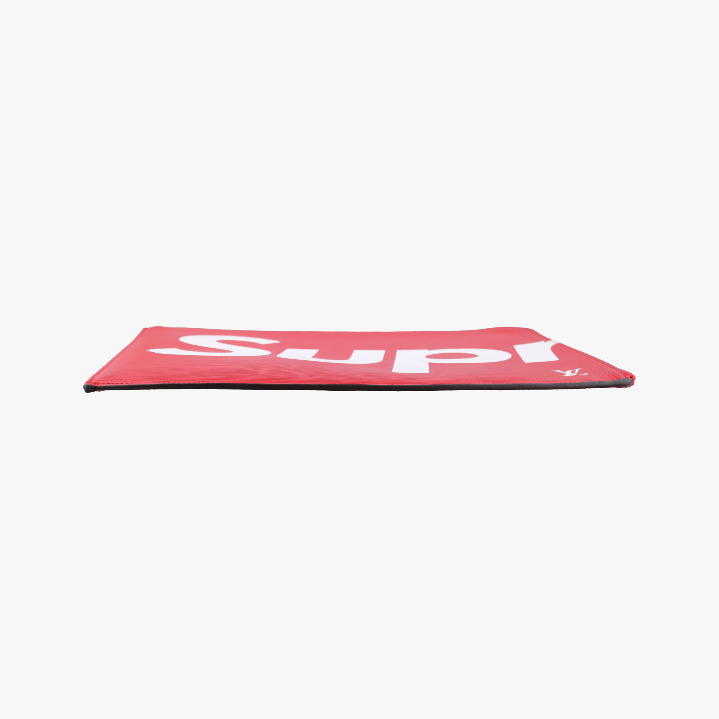 Pre-owned Louis Vuitton Pochette Jour GM Supreme Collaboration ROUGE×white epi M67722 clutchbag | stylenewstar