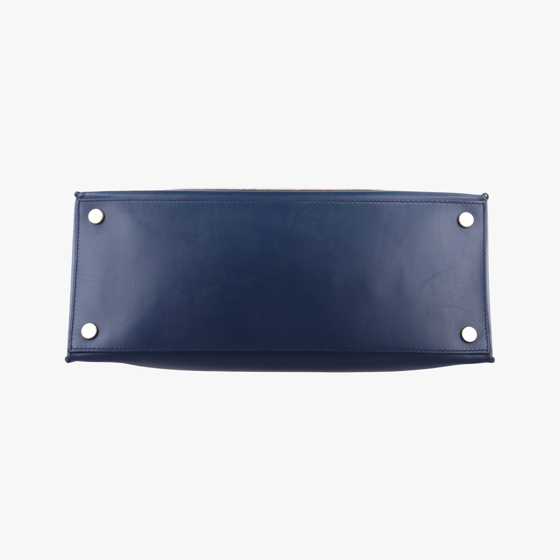 Pre-owned Balenciaga Padlock Navy × Pink × Beige Leather × Canvas  shoulderbag | stylenewstar