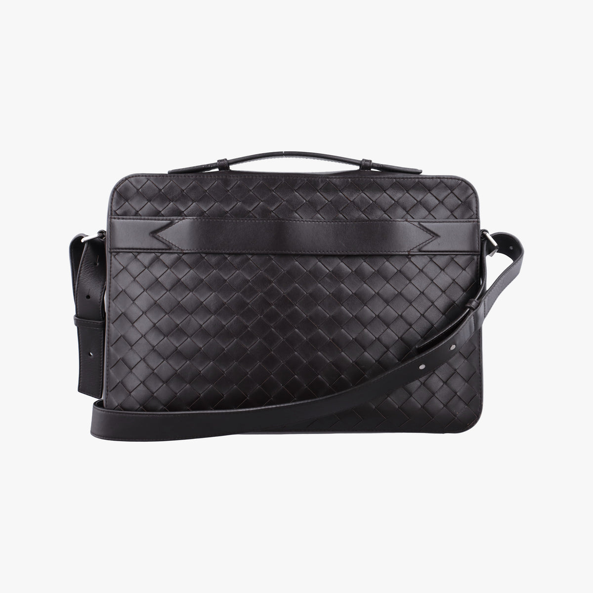 Pre-owned Bottega Veneta Getaway Slim Brown lambskin  bum bag/waist bag | stylenewstar