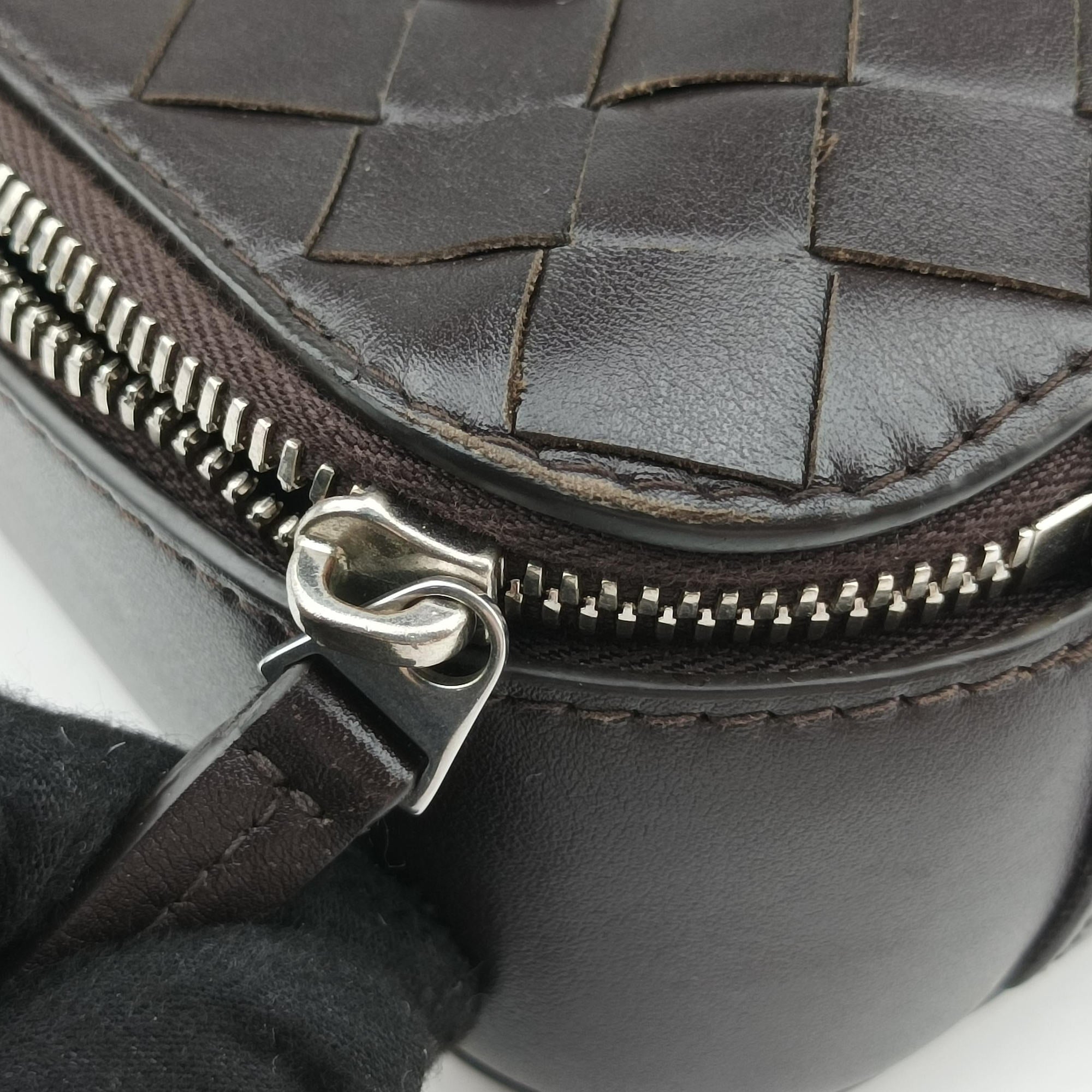 Pre-owned Bottega Veneta Getaway Slim Brown lambskin  bum bag/waist bag | stylenewstar