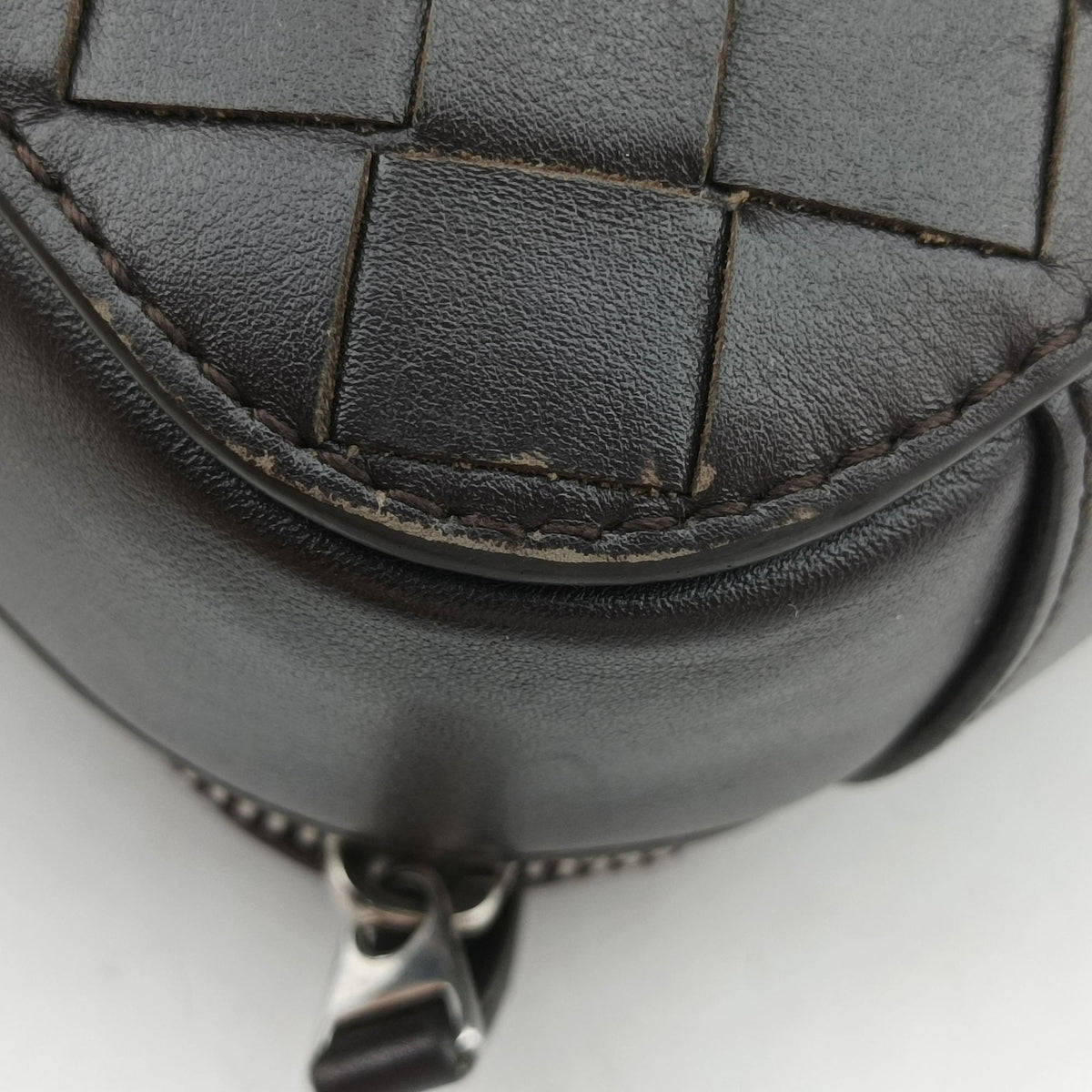 Pre-owned Bottega Veneta Getaway Slim Brown lambskin  bum bag/waist bag | stylenewstar
