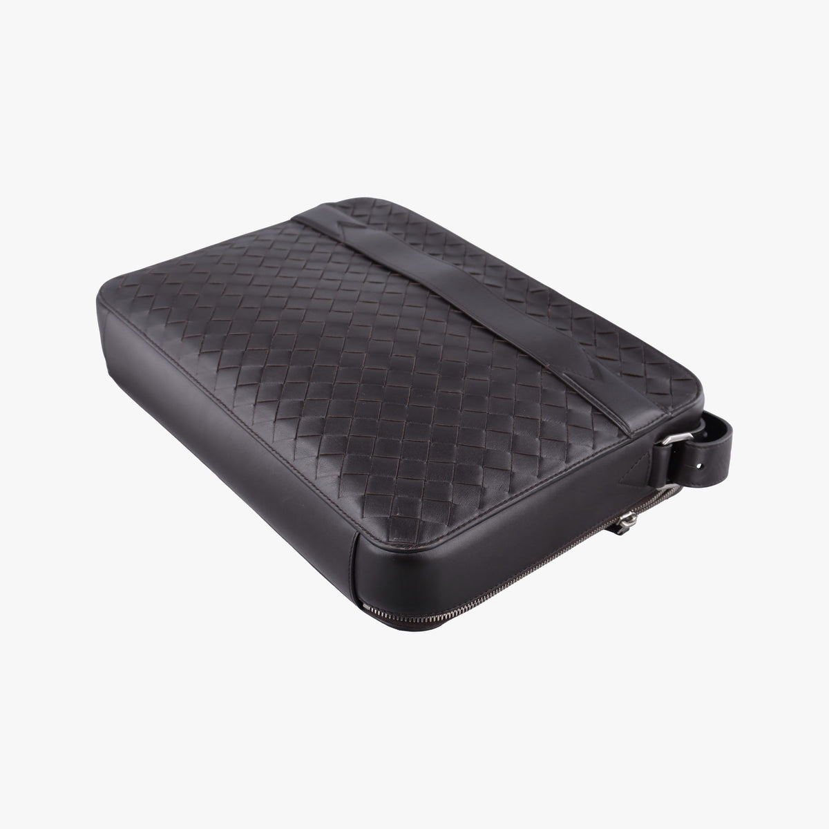 Pre-owned Bottega Veneta Getaway Slim Brown lambskin  bum bag/waist bag | stylenewstar