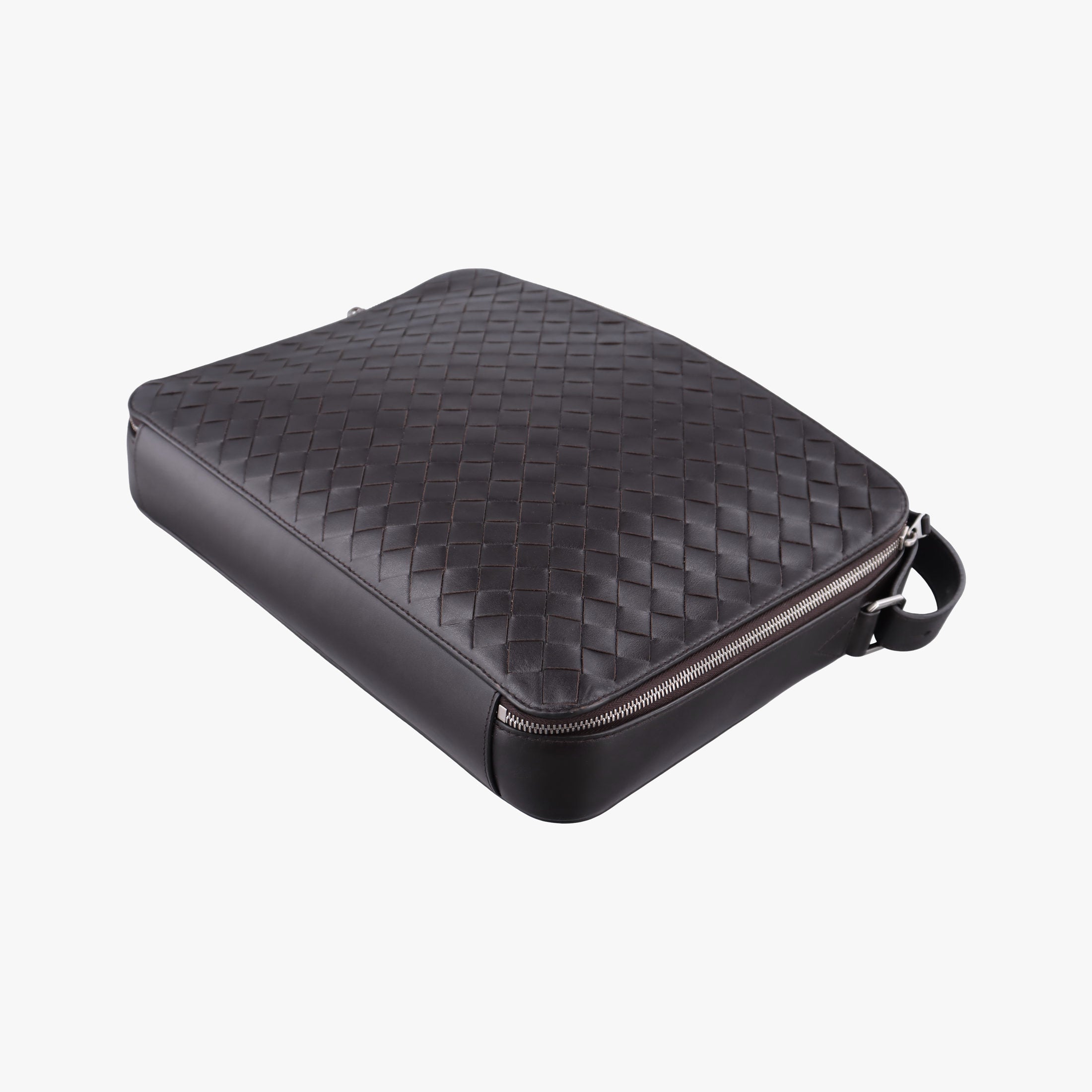 Pre-owned Bottega Veneta Getaway Slim Brown lambskin  bum bag/waist bag | stylenewstar