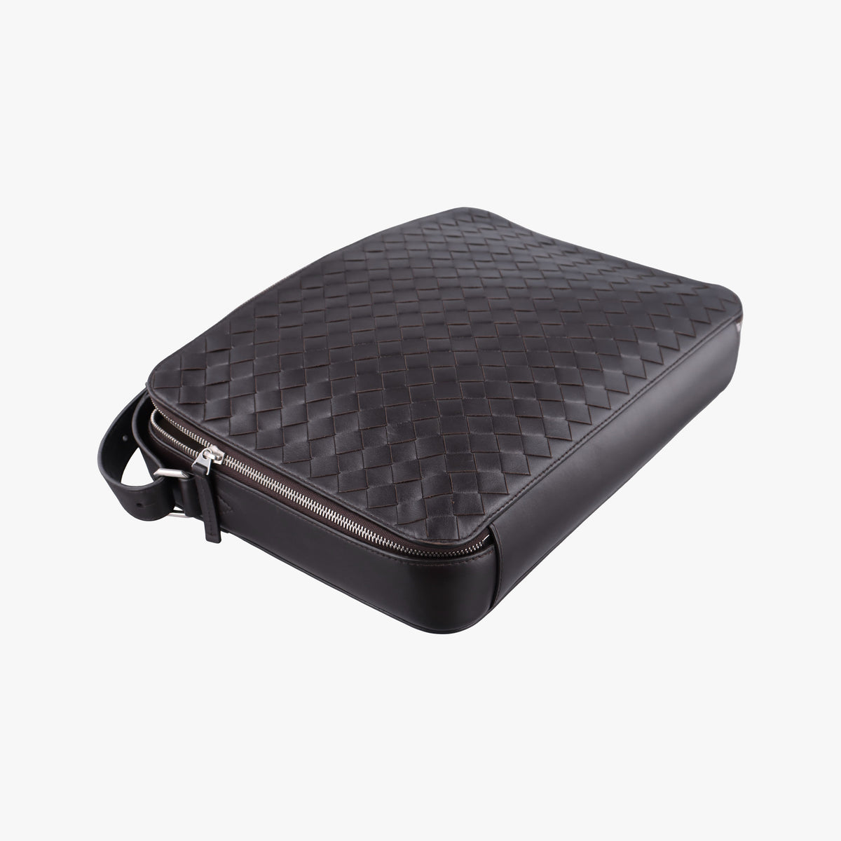Pre-owned Bottega Veneta Getaway Slim Brown lambskin  bum bag/waist bag | stylenewstar