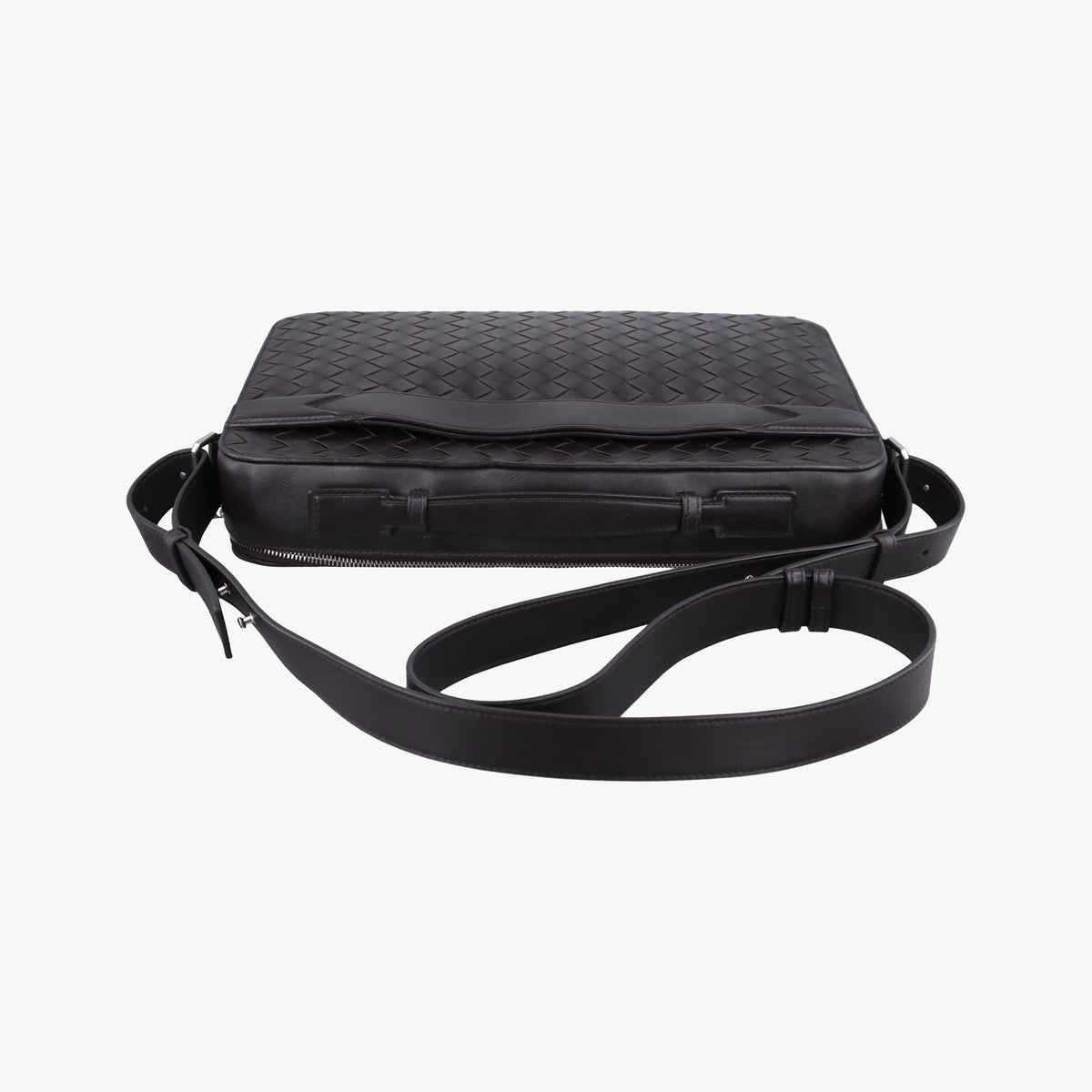 Pre-owned Bottega Veneta Getaway Slim Brown lambskin  bum bag/waist bag | stylenewstar