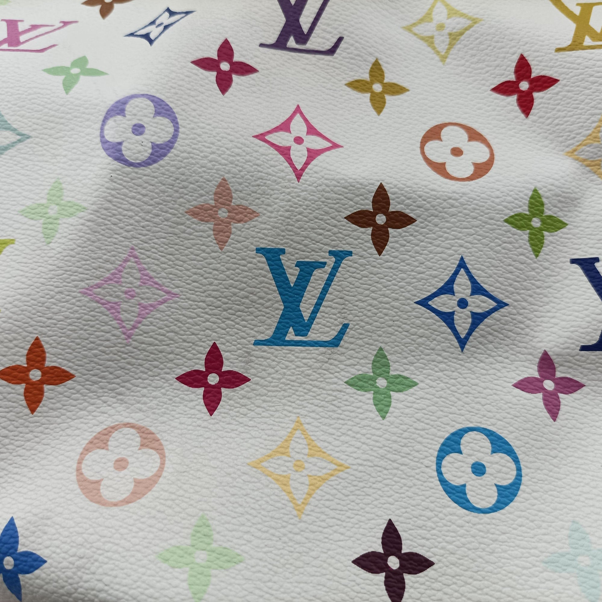 Pre-owned Louis Vuitton Petit NOe white Monogram Multicolor M42229 shoulderbag | stylenewstar