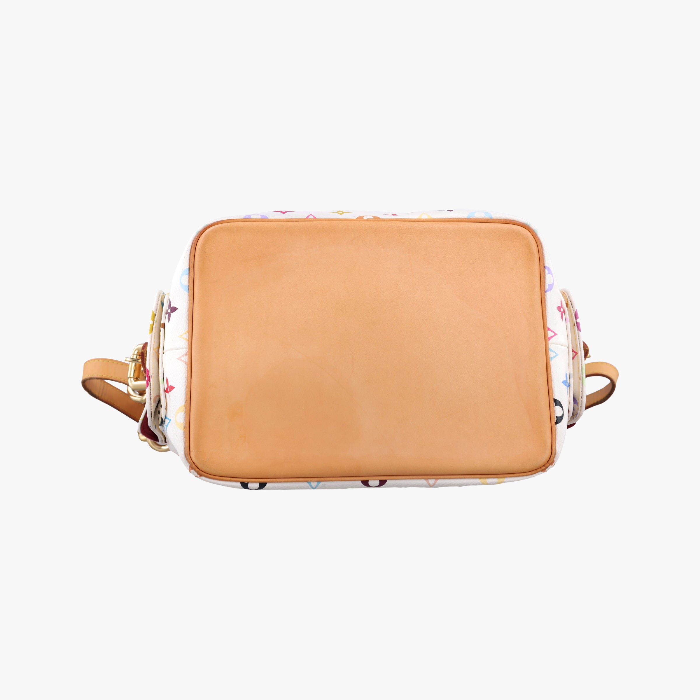 Pre-owned Louis Vuitton Petit NOe white Monogram Multicolor M42229 shoulderbag | stylenewstar