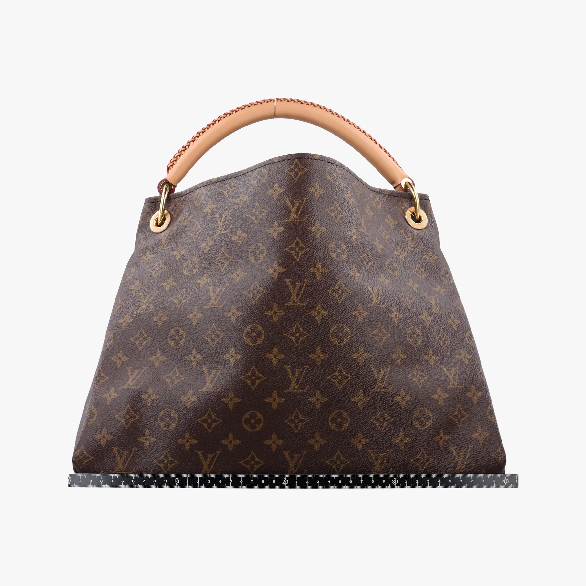 Vintage Louis Vuitton ARTSY MM BROWN Monogram Canvas M40249 shoulderbag | stylenewstar