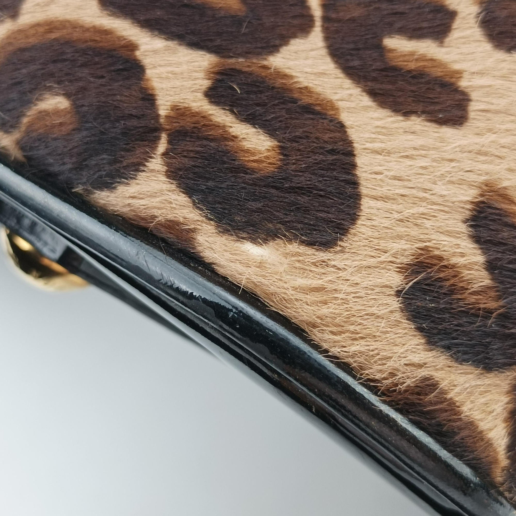 Pre-owned Louis Vuitton Leopard steamer bag Brown x Multi Monogram Canvas x ponyhair  shoulderbag | stylenewstar
