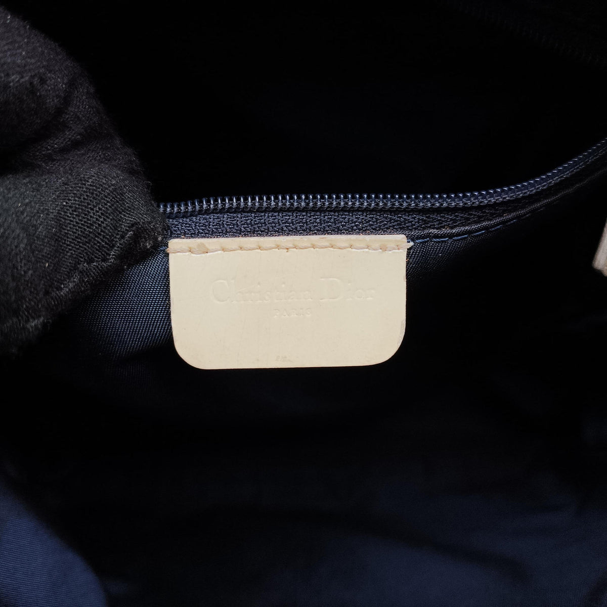 Pre-owned Christian Dior Trotter Blue Coated Canvas Leather  shoulderbag | stylenewstar