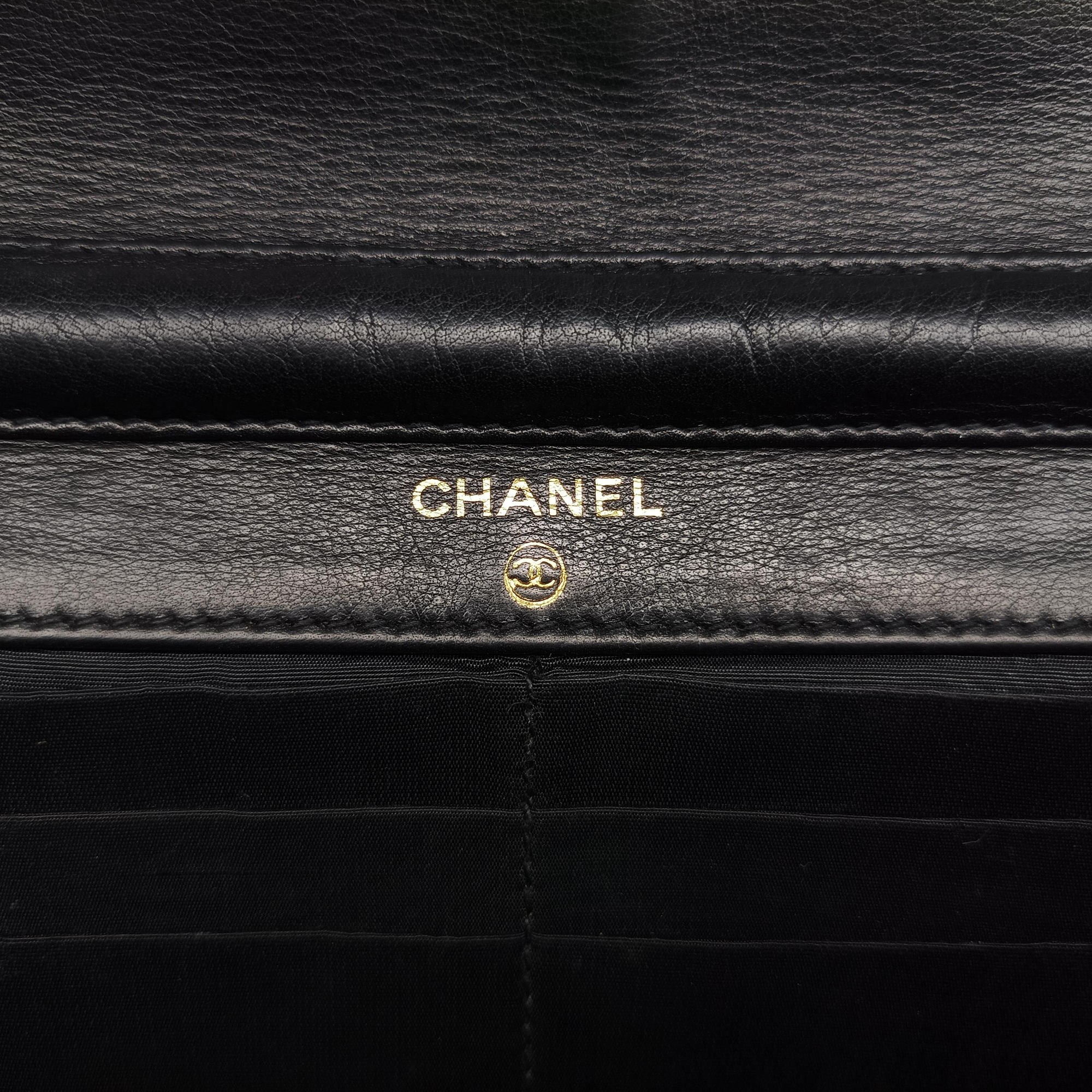 Pre-owned Chanel CocoMark Black Patent leather A05281 shoulderbag | stylenewstar
