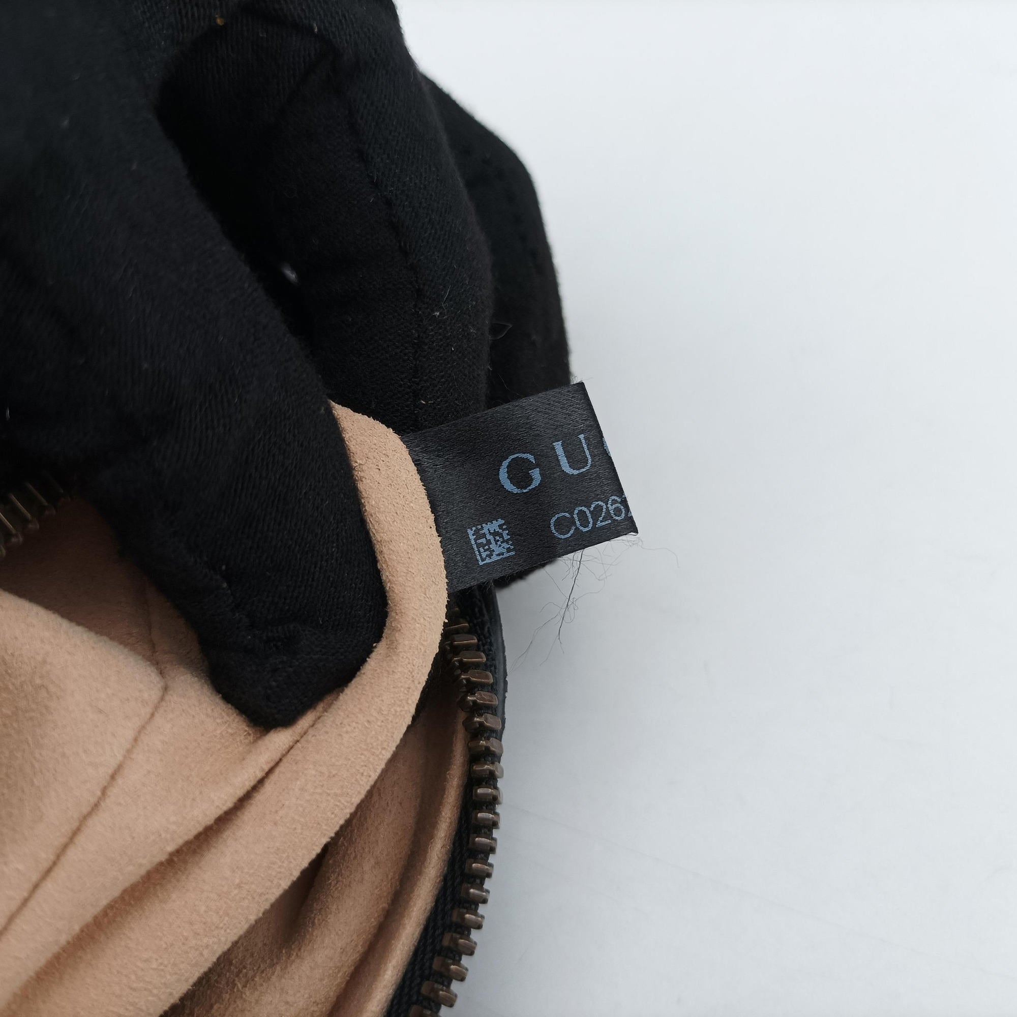 Secondhand Gucci GG Marmont Black Leather 476434 bum bag/waist bag | stylenewstar
