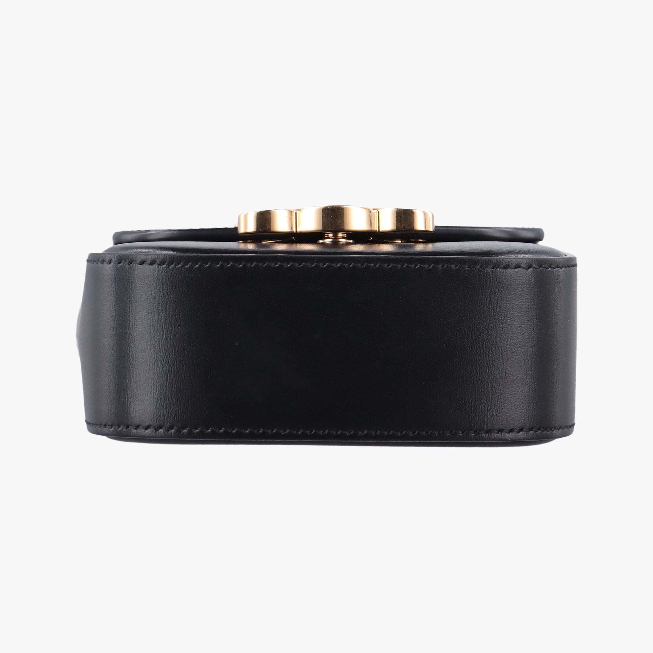 Pre-owned Celine Triomphe Black Leather  shoulderbag | stylenewstar