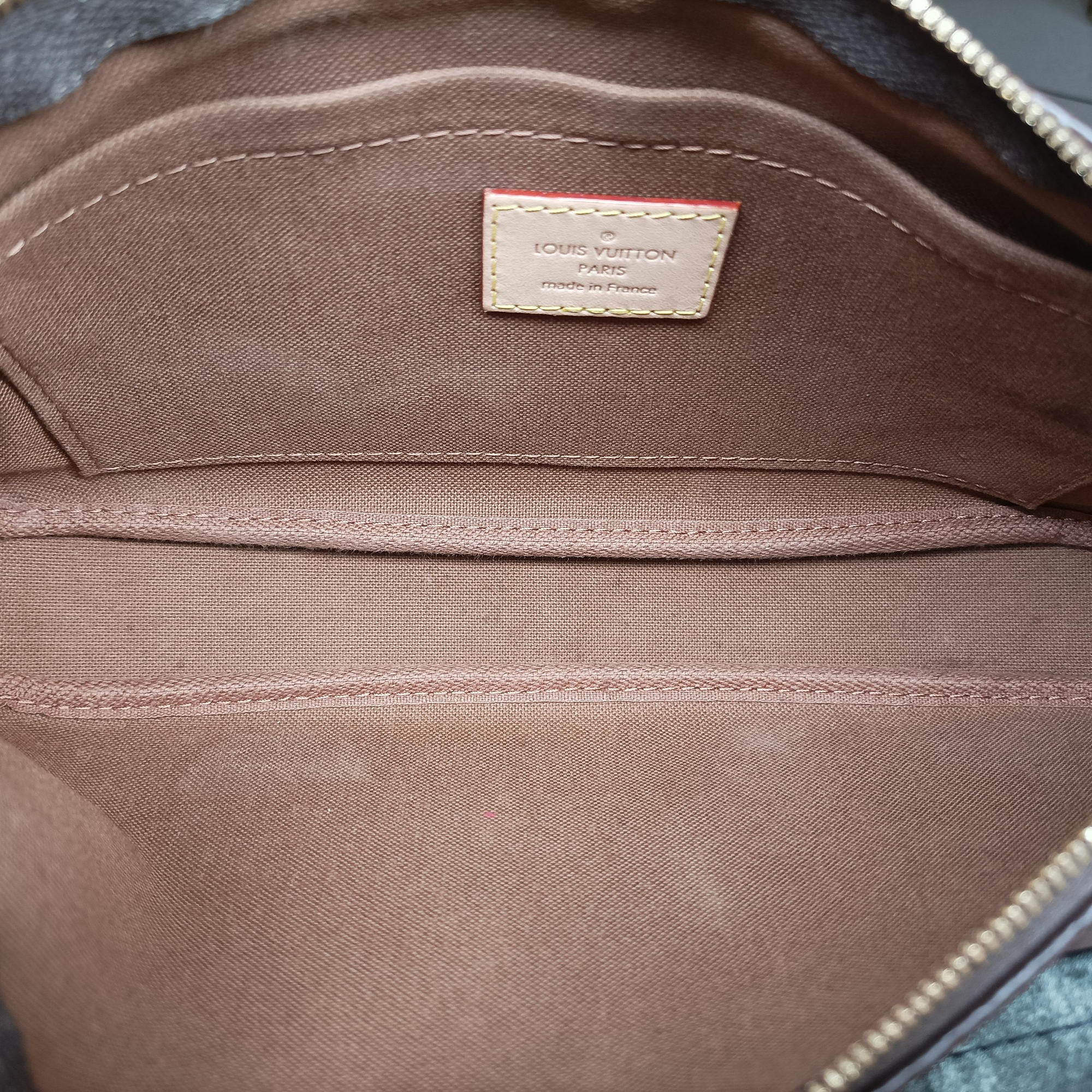 Vintage Louis Vuitton MULTI POCHETTE ACCESSOIRES MARRON×ROSE CLAIRE Monogram Canvas M44840 shoulderbag | stylenewstar