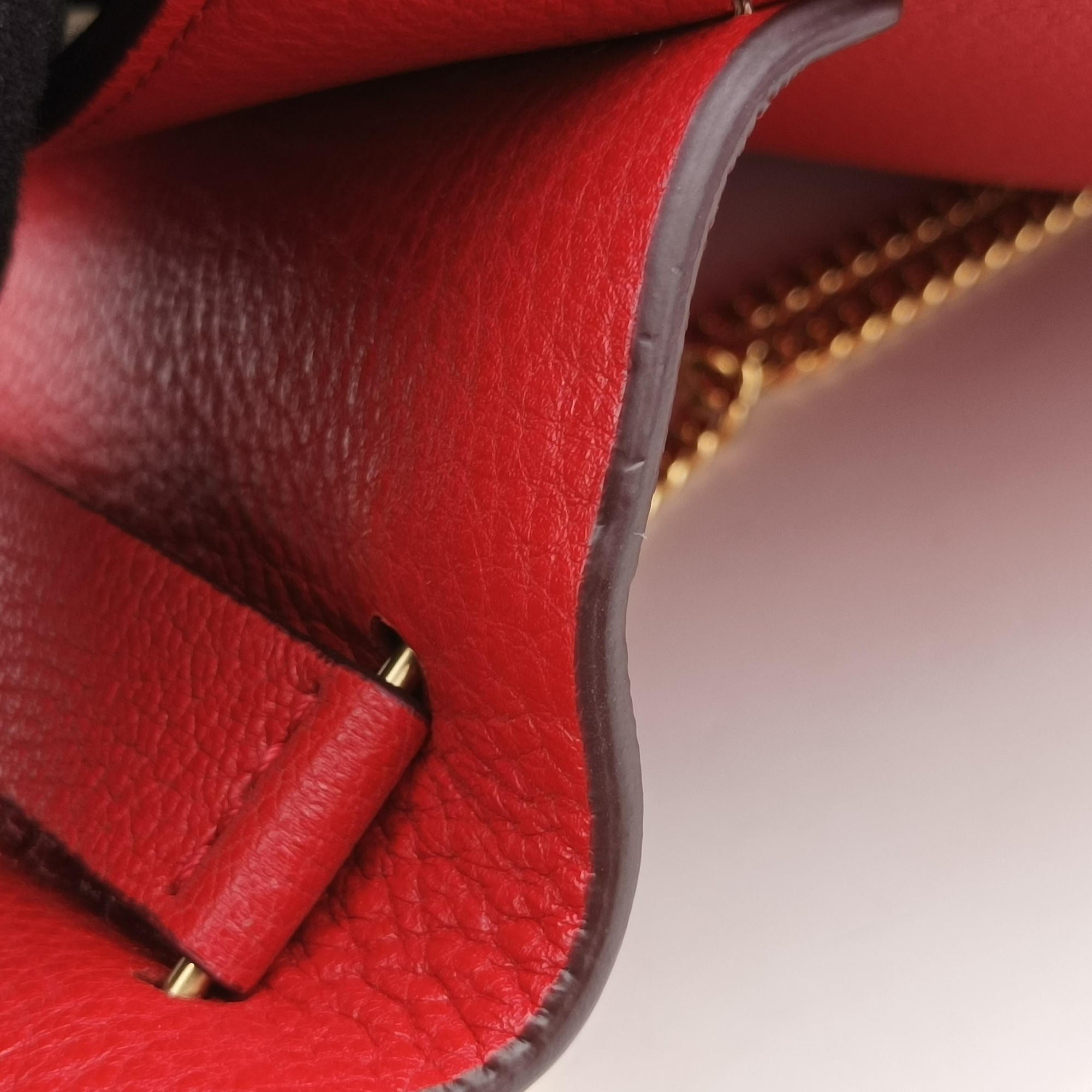 Pre-owned Chloe DREW Red Leather  shoulderbag | stylenewstar