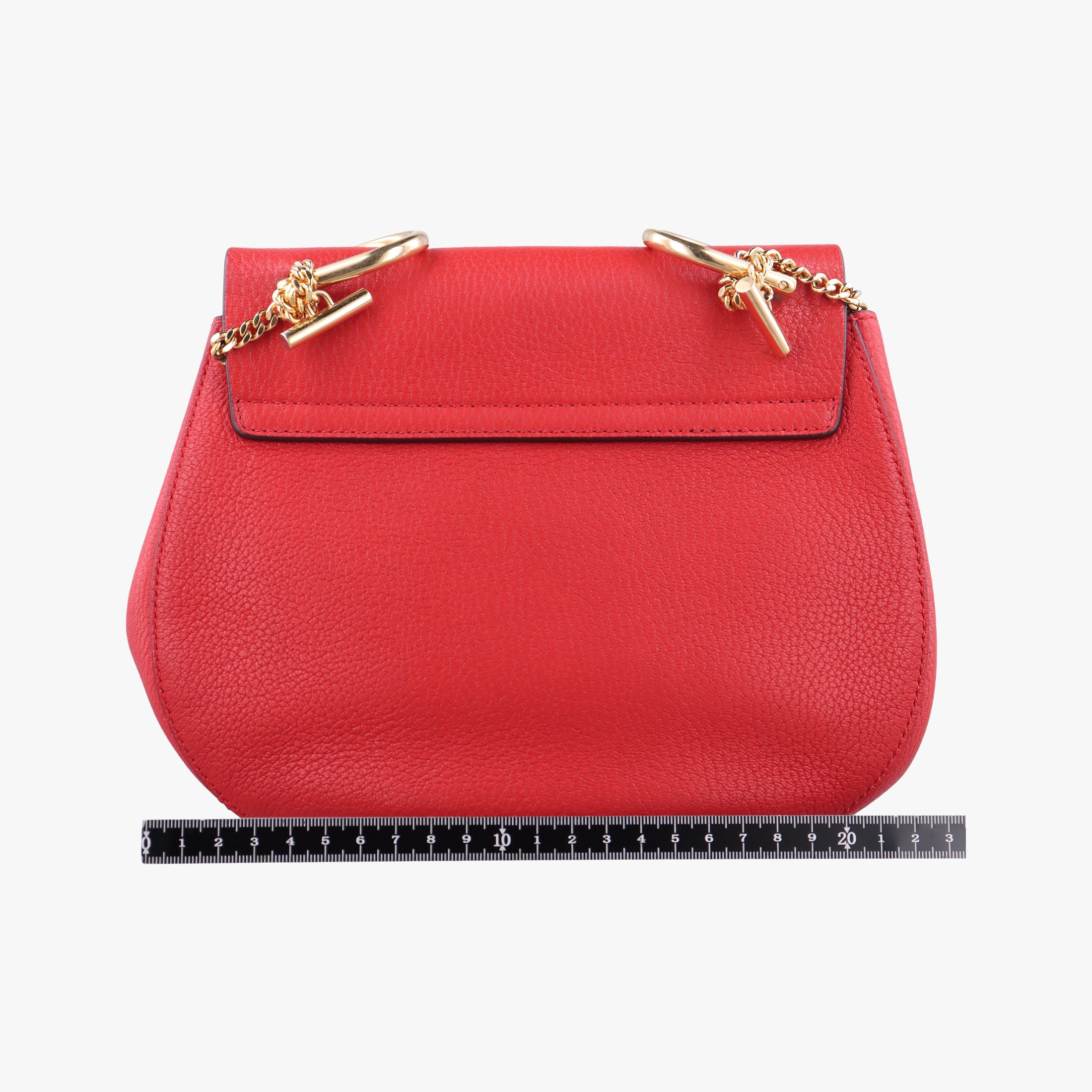 Pre-owned Chloe DREW Red Leather  shoulderbag | stylenewstar