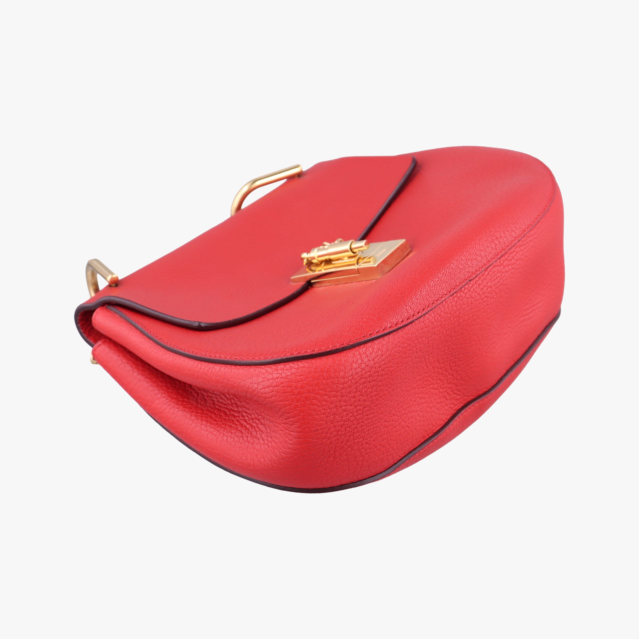 Pre-owned Chloe DREW Red Leather  shoulderbag | stylenewstar