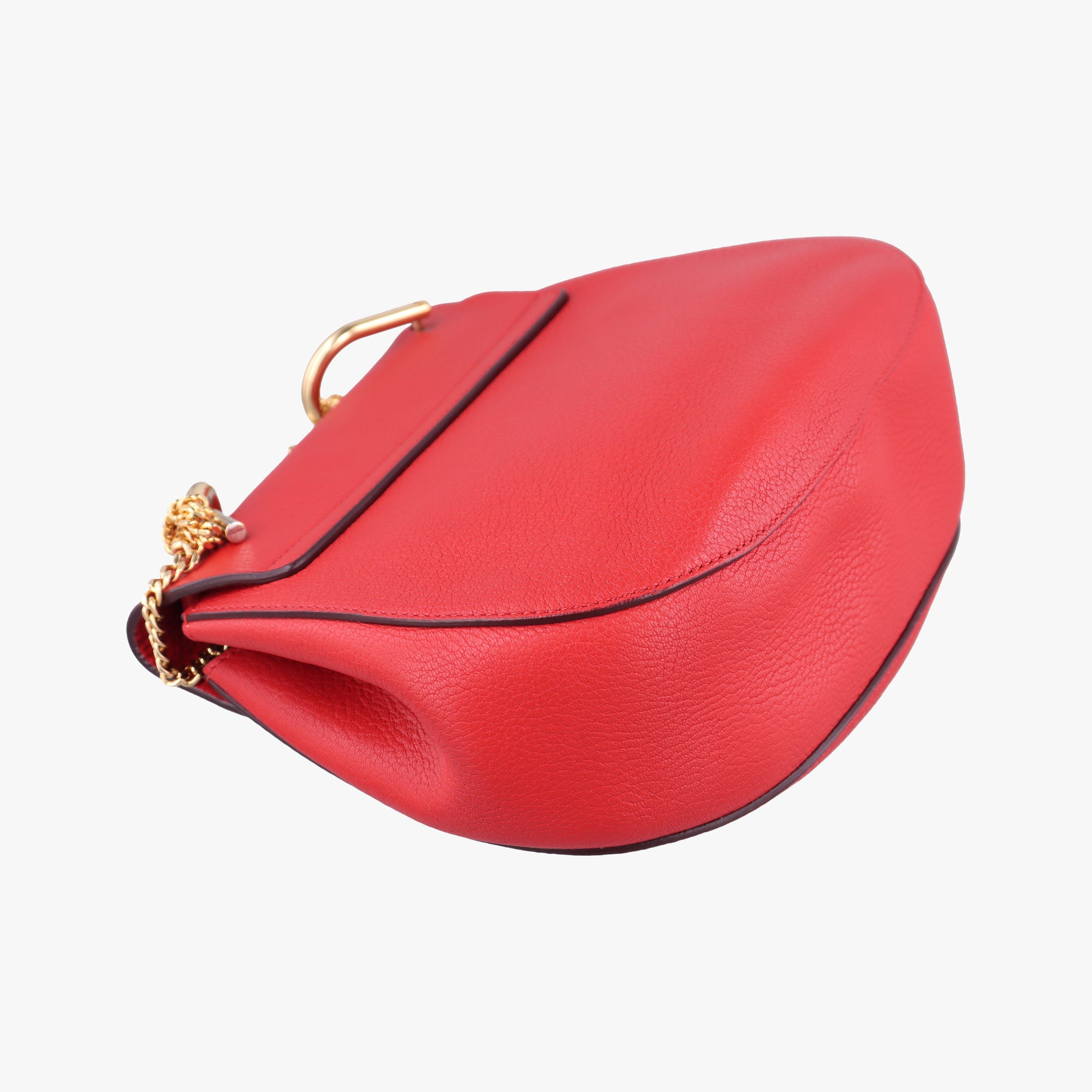 Pre-owned Chloe DREW Red Leather  shoulderbag | stylenewstar