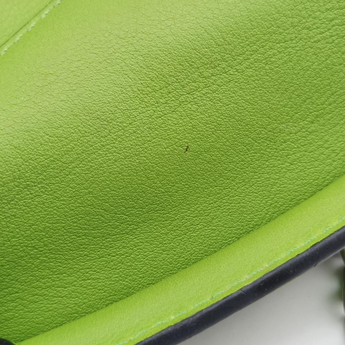 Pre-owned Loewe Puzzle Nano Green Leather  shoulderbag | stylenewstar