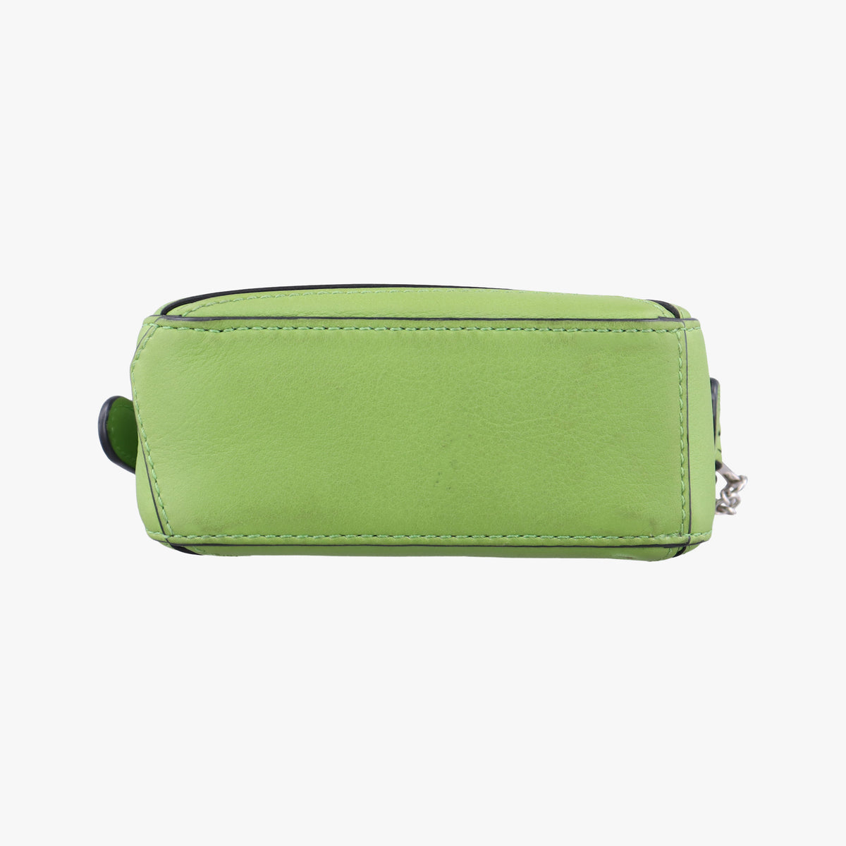 Pre-owned Loewe Puzzle Nano Green Leather  shoulderbag | stylenewstar