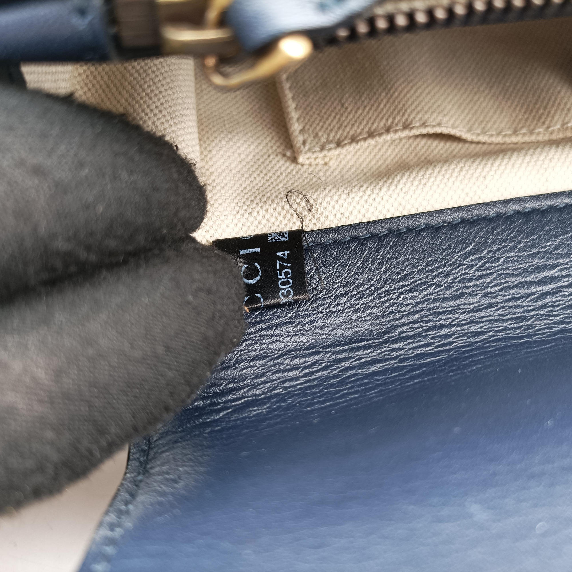 Pre-owned Gucci Dionysus Navy×green×red Leather 448075 handbag | stylenewstar