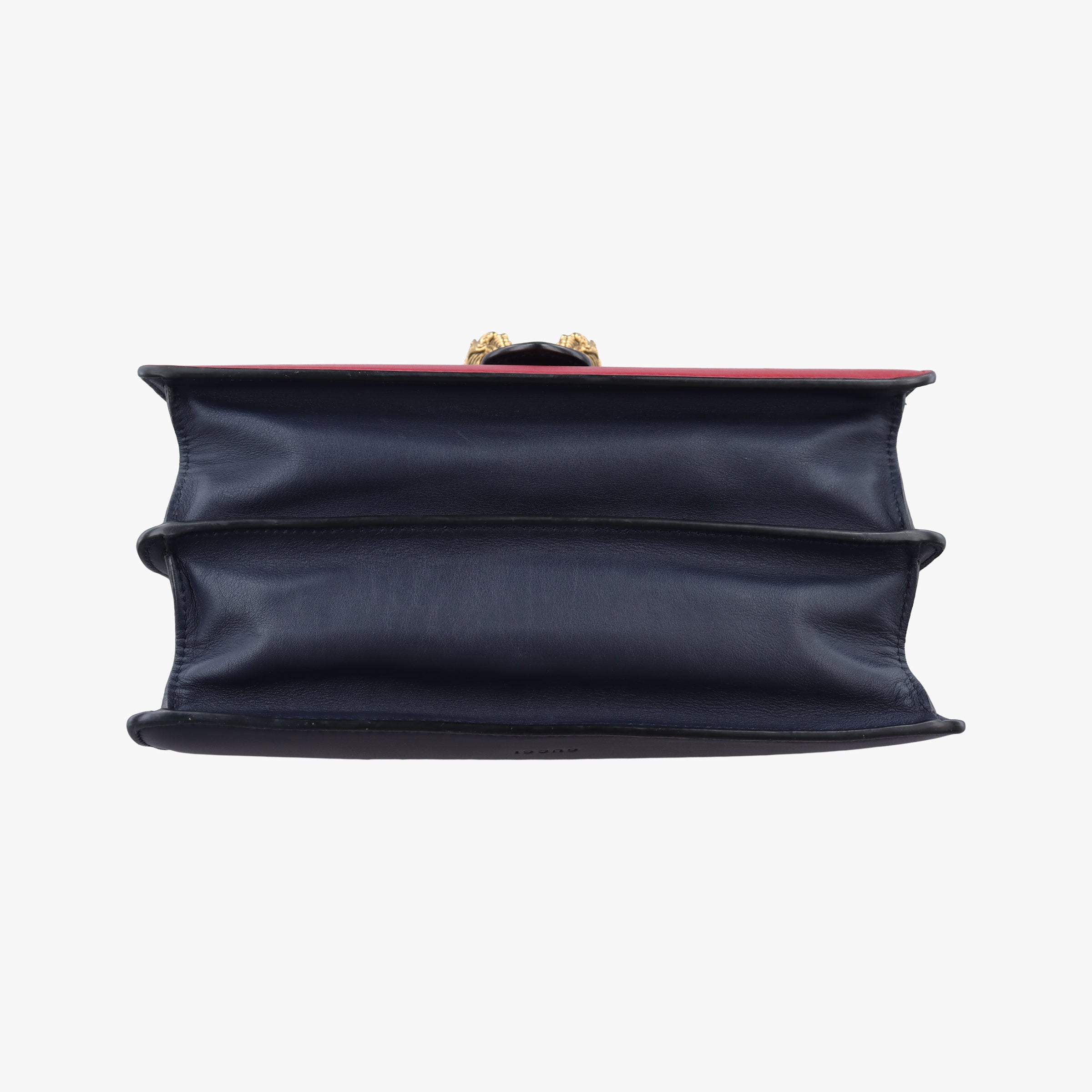 Pre-owned Gucci Dionysus Navy×green×red Leather 448075 handbag | stylenewstar