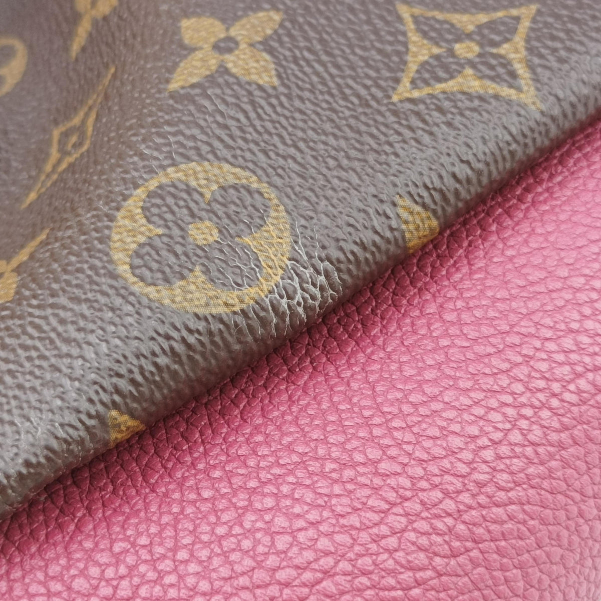 Secondhand Louis Vuitton PALLAS brown×Rose Bruyere Monogram Canvas×calf leather M43705 shoulderbag | stylenewstar