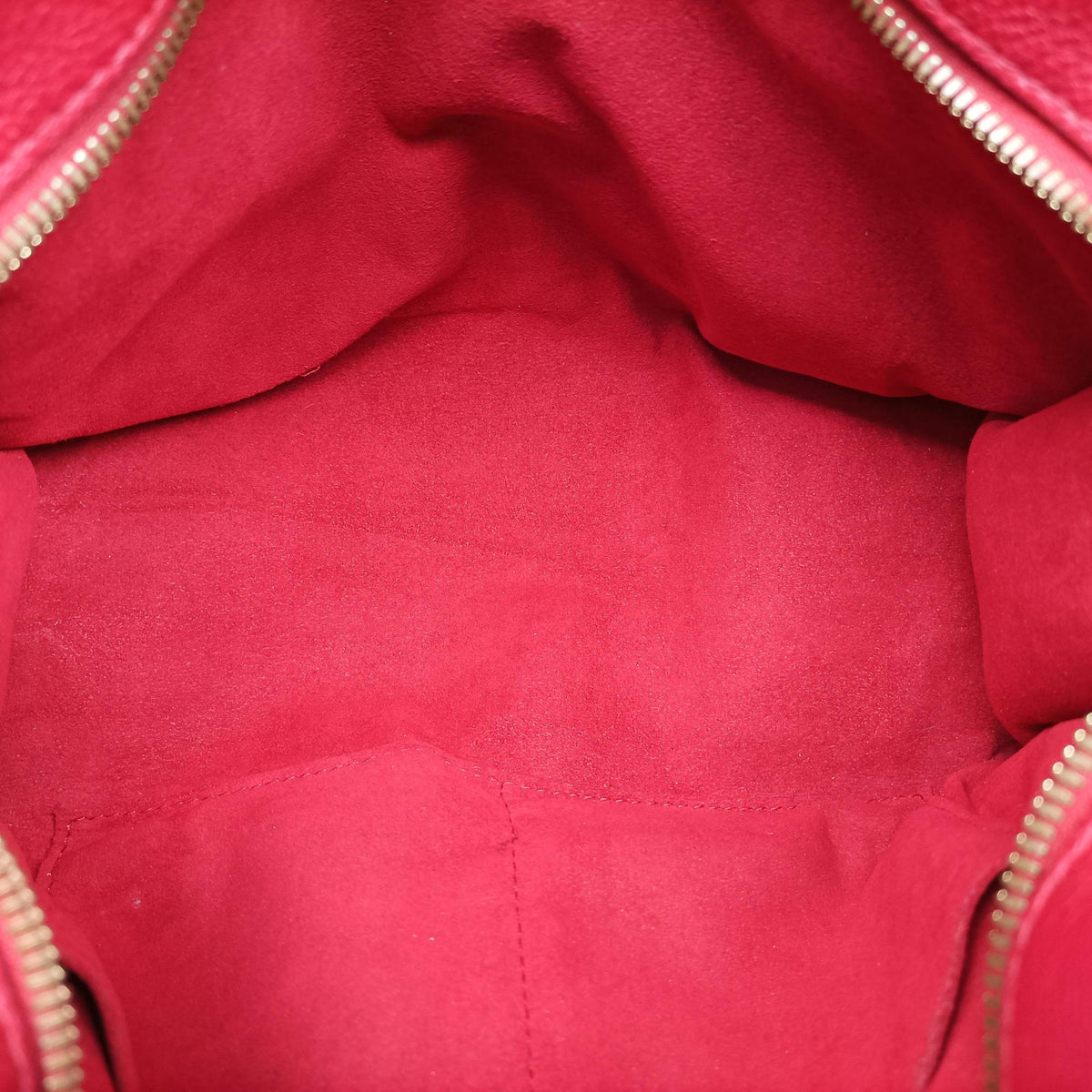Pre-owned Louis Vuitton Popincourt PM Brown×Red Monogram canvas×calfskin leather M43433 shoulderbag | stylenewstar