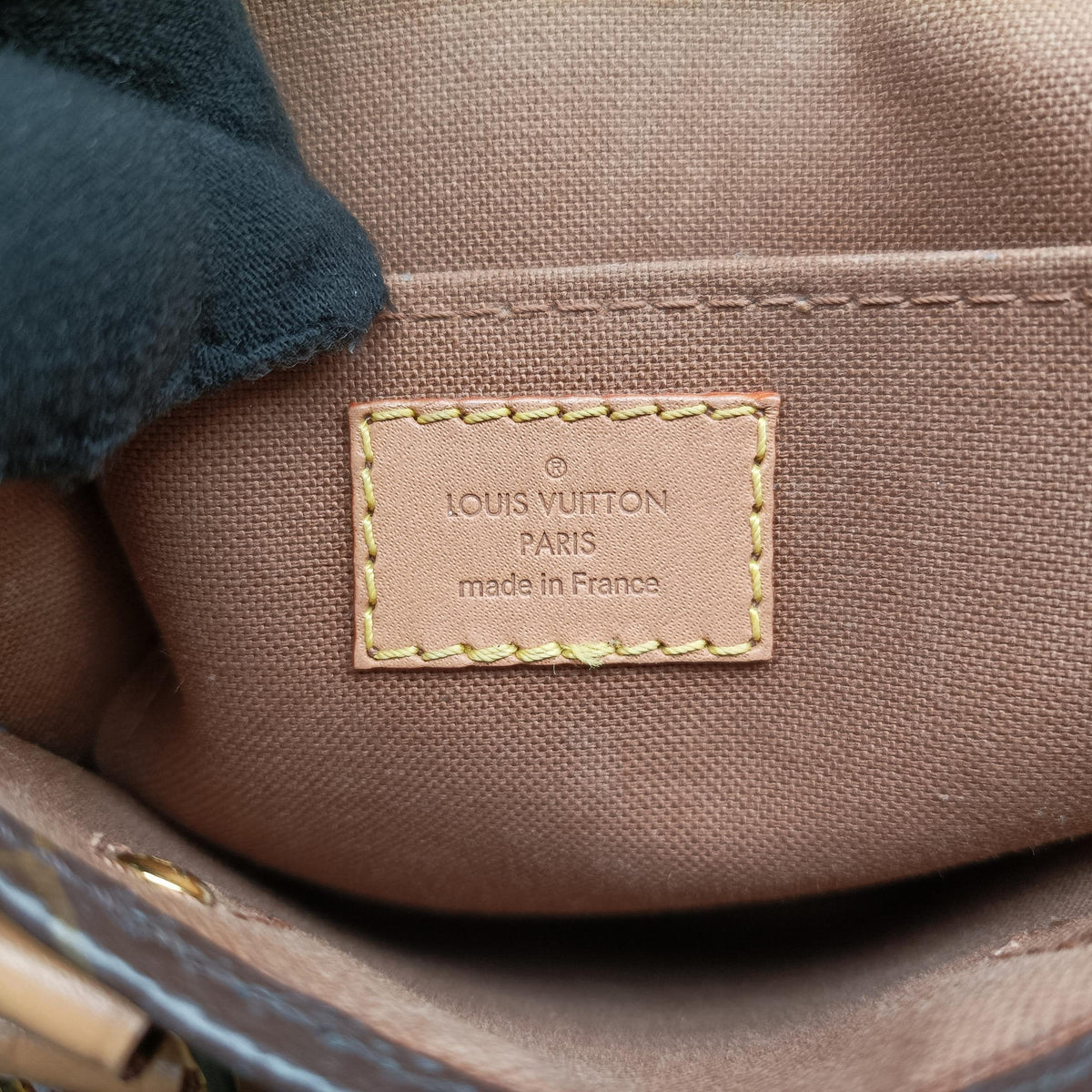 Pre-owned Louis Vuitton Petit Sac Plat Brown Monogram Canvas M69442 shoulderbag | stylenewstar