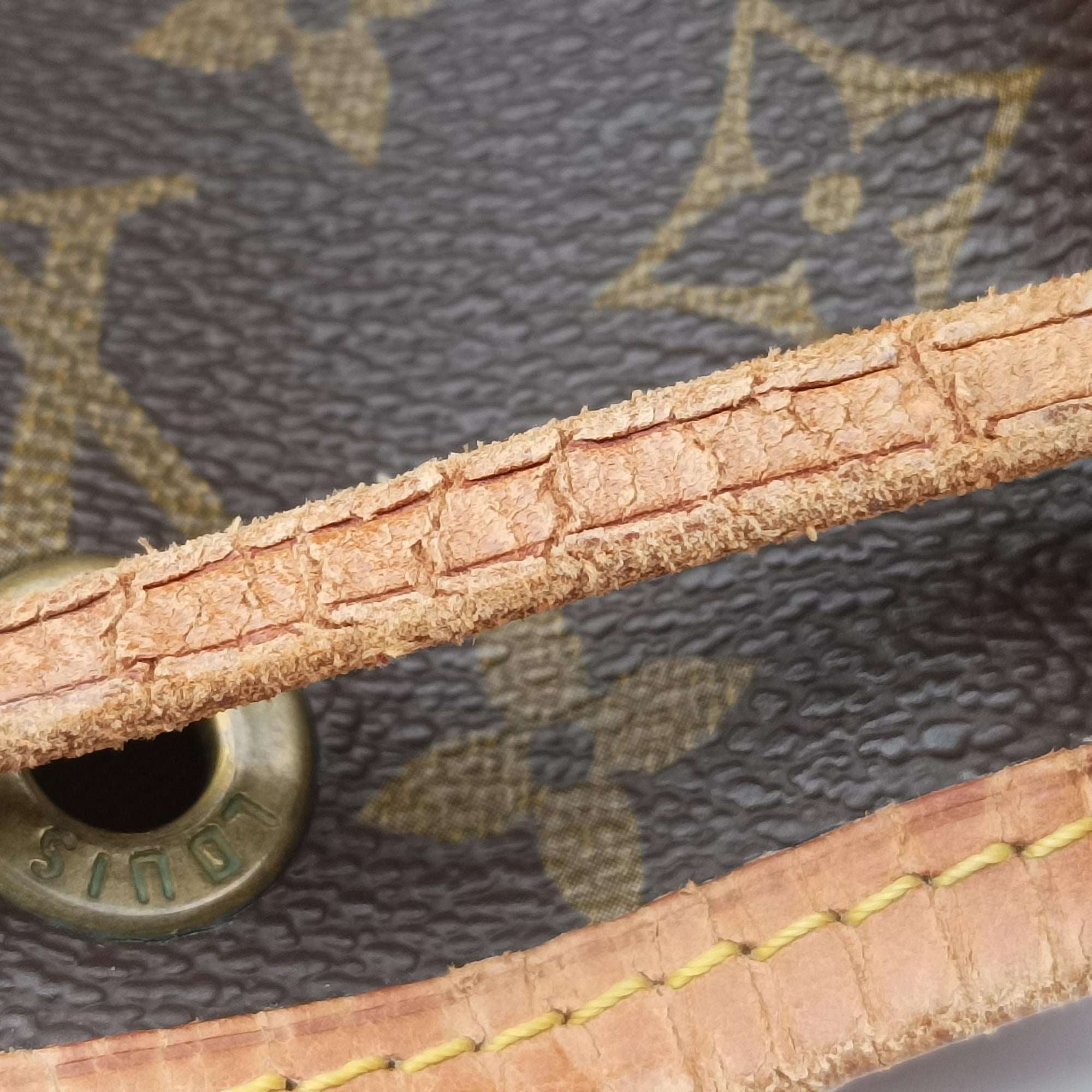 Pre-owned Louis Vuitton Noe Brown Monogram Canvas M42224 shoulderbag | stylenewstar