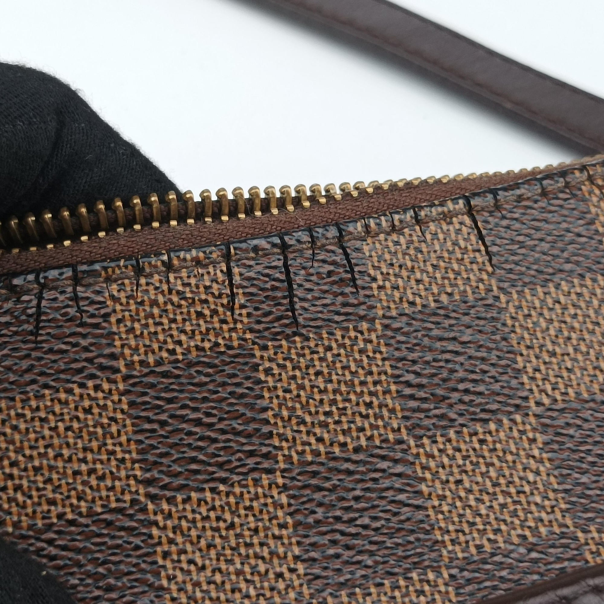 Pre-owned Louis Vuitton BLOOMSBURY PM EBENE Damier　Canvas N42251 shoulderbag | stylenewstar