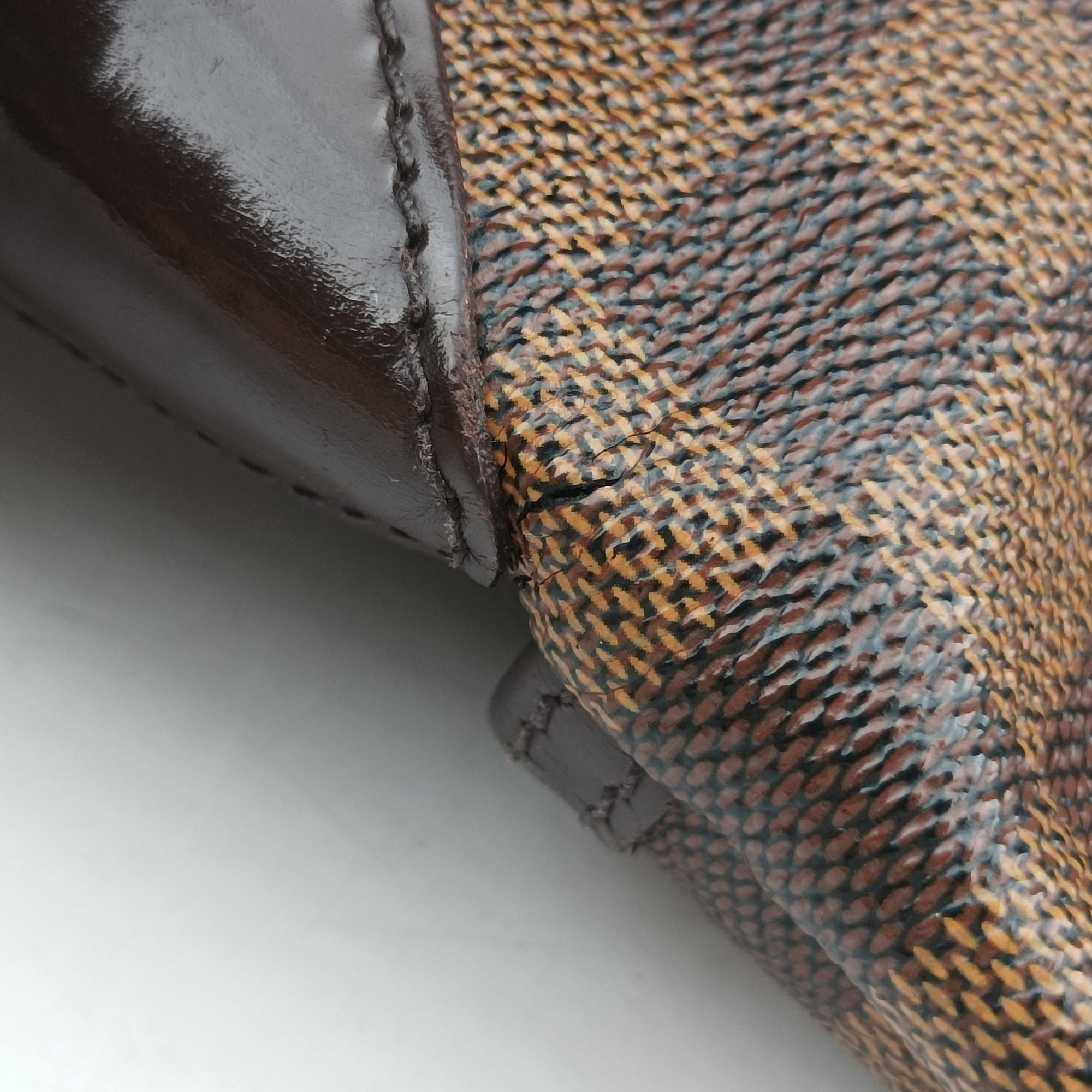 Pre-owned Louis Vuitton BLOOMSBURY PM EBENE Damier　Canvas N42251 shoulderbag | stylenewstar