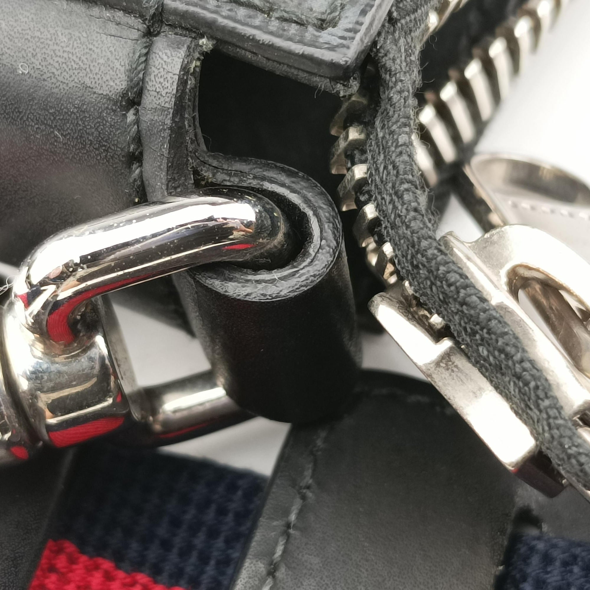 Pre-owned Gucci GG Supreme Courrier Messenger Black×Multicolour PVC coated canvas×Leather 547751 shoulderbag | stylenewstar