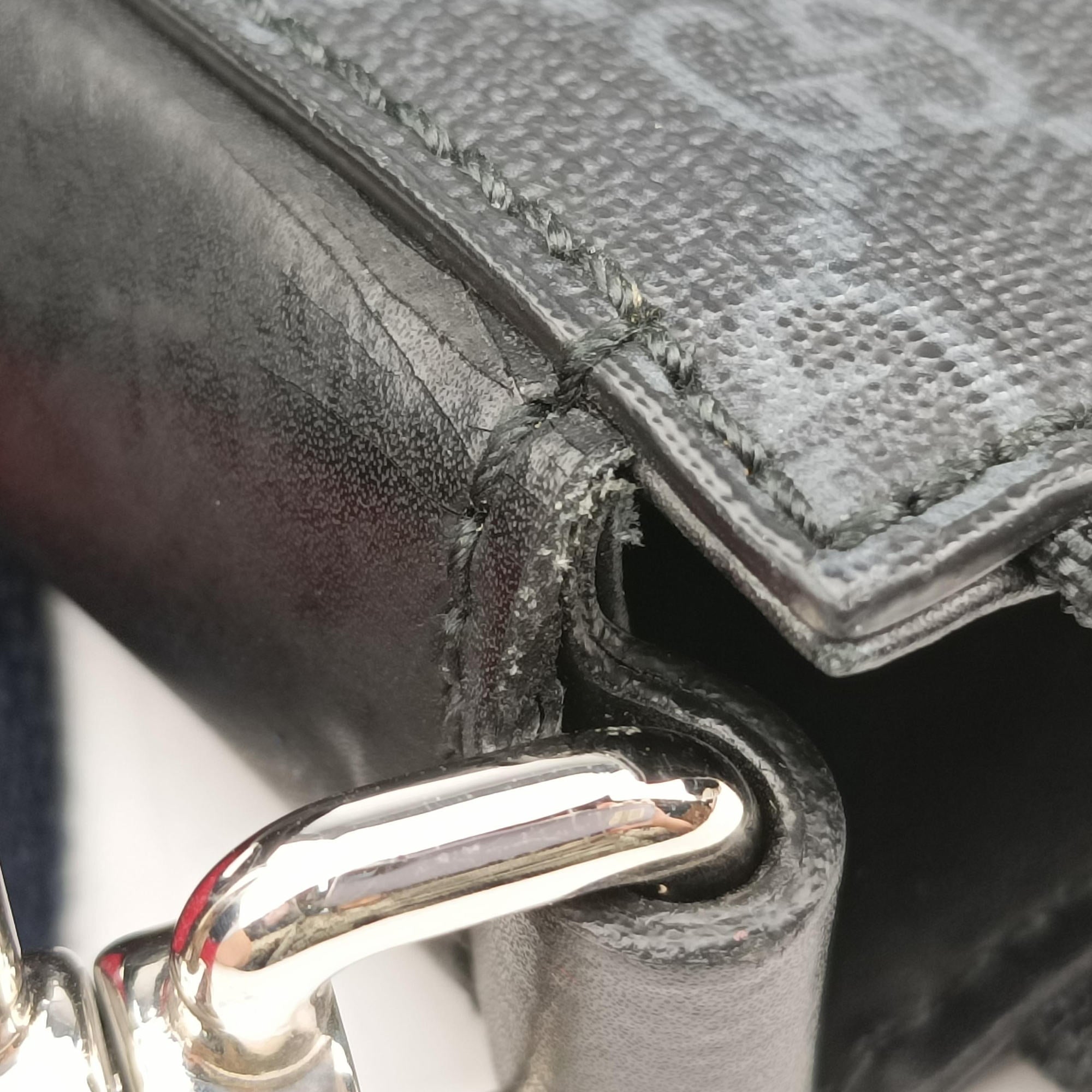 Pre-owned Gucci GG Supreme Courrier Messenger Black×Multicolour PVC coated canvas×Leather 547751 shoulderbag | stylenewstar