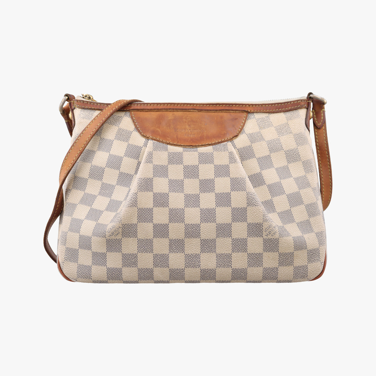 Pre-owned Louis Vuitton SIRACUSA PM AZUR Damier Canvas N41113 shoulderbag | stylenewstar