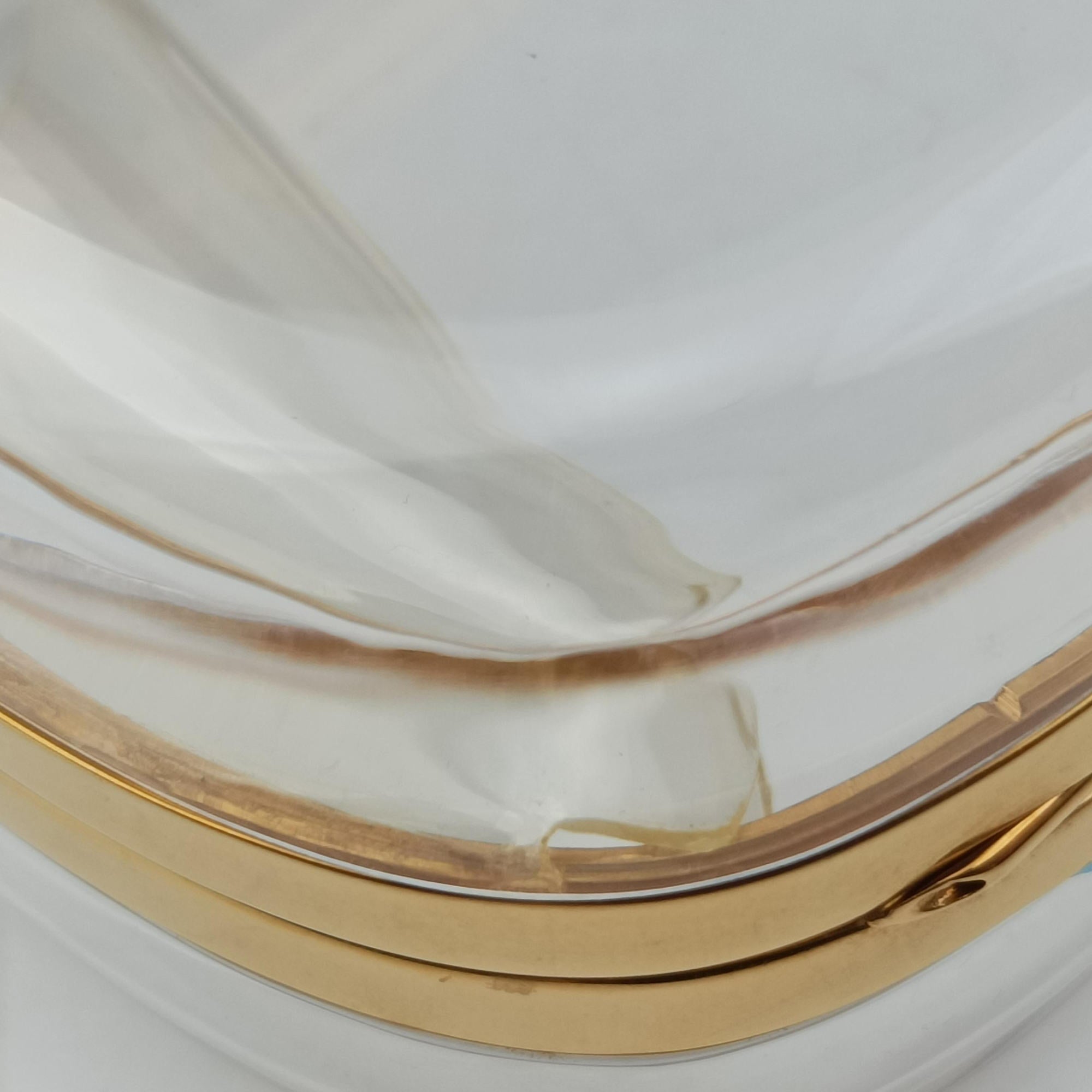 Pre-owned Alexander McQueen King and Queen Clutch Transparent Plexiglass  shoulderbag | stylenewstar