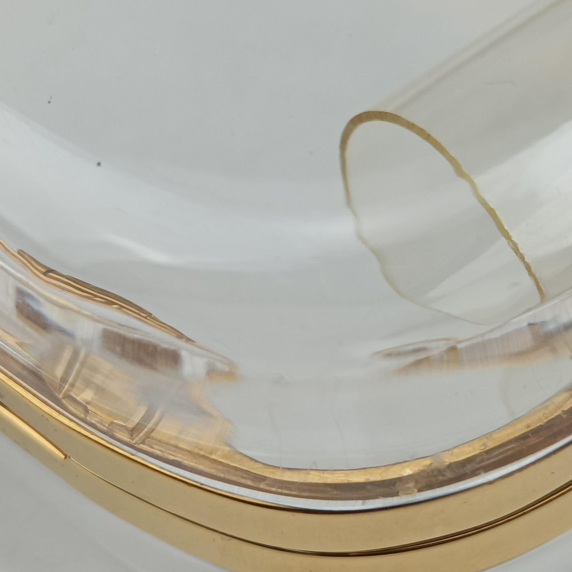 Pre-owned Alexander McQueen King and Queen Clutch Transparent Plexiglass  shoulderbag | stylenewstar