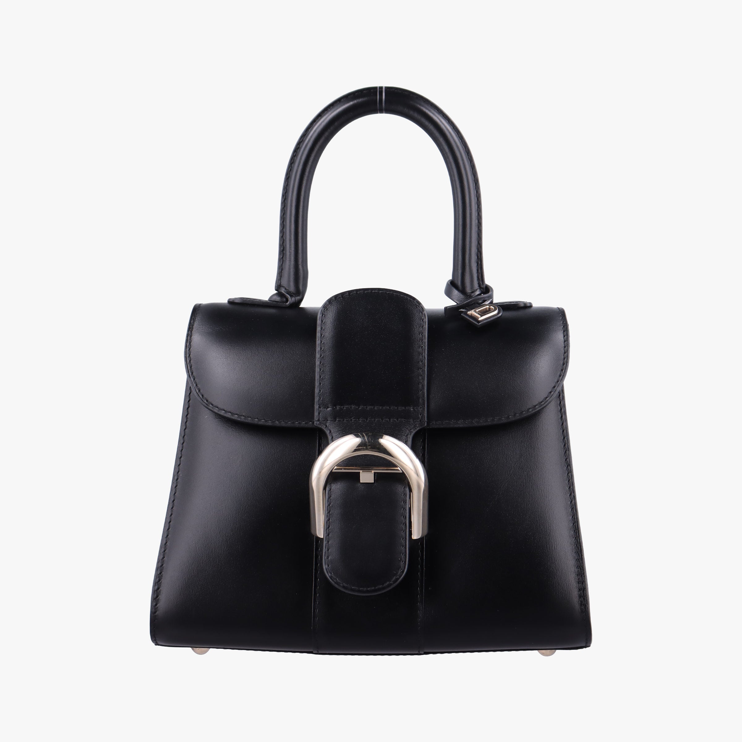Pre-owned Delvaux Brillant Mini Black leather  handbag | stylenewstar