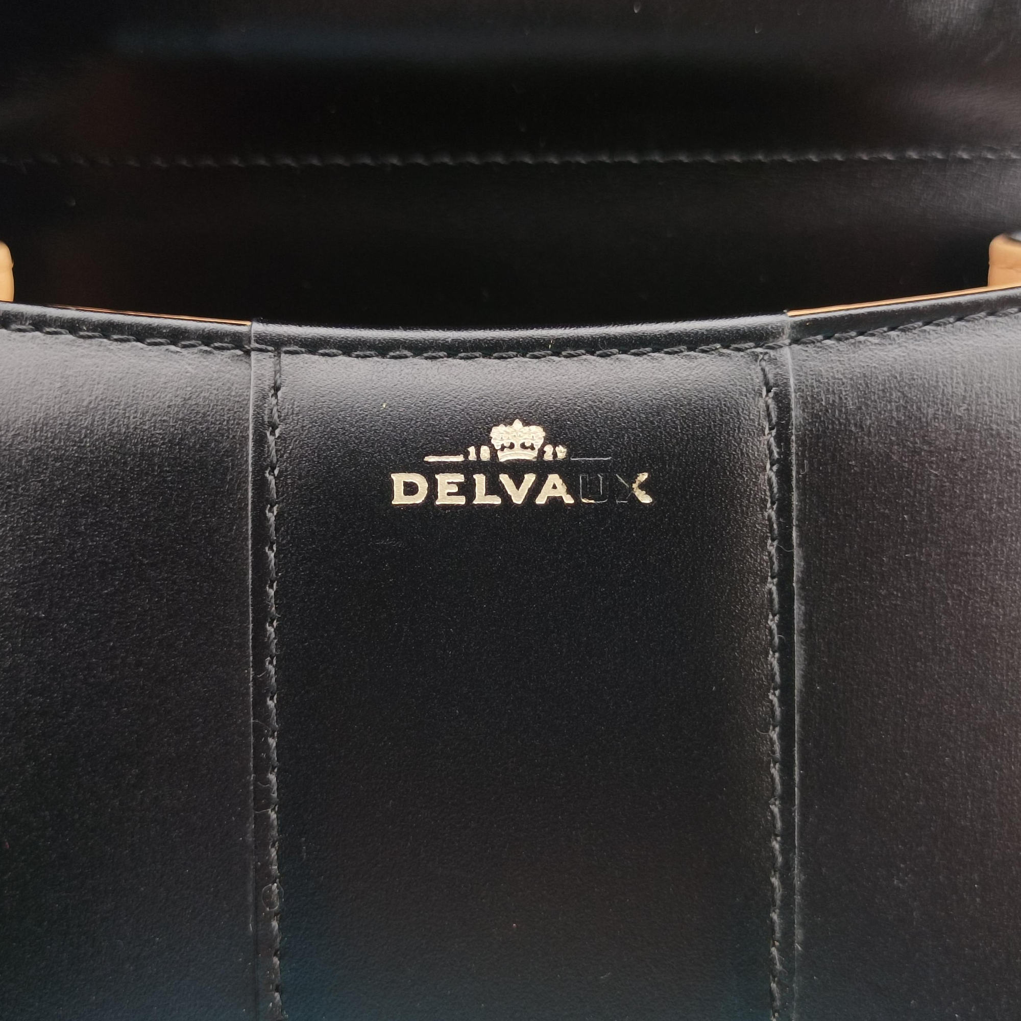 Pre-owned Delvaux Brillant Mini Black leather  handbag | stylenewstar