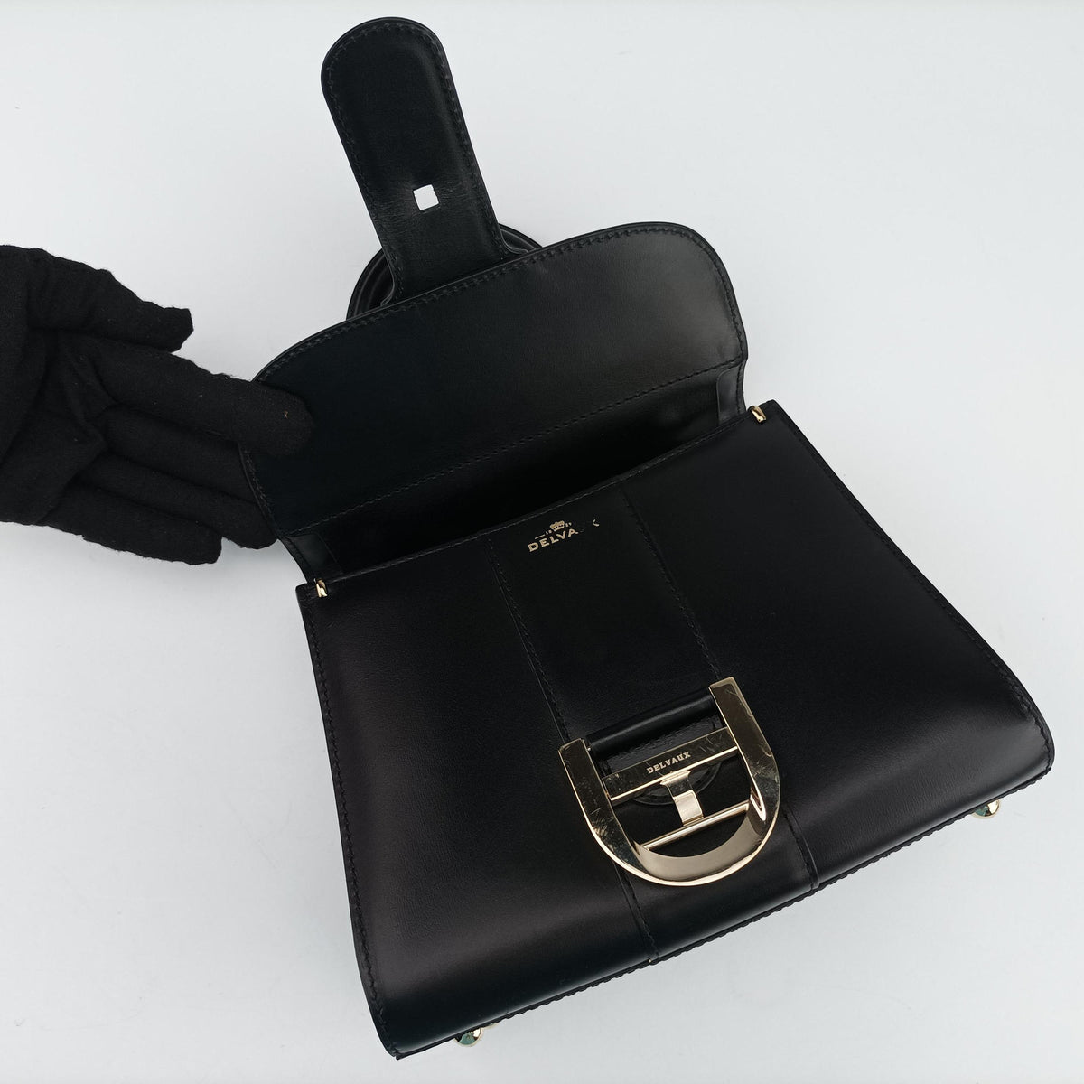 Pre-owned Delvaux Brillant Mini Black leather  handbag | stylenewstar