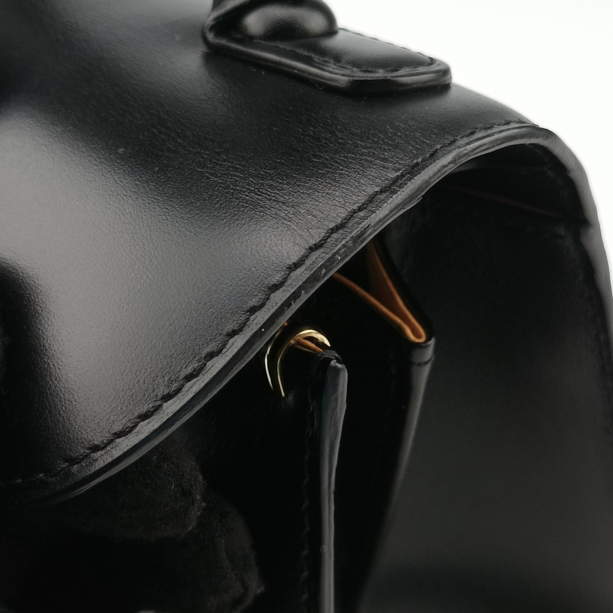 Pre-owned Delvaux Brillant Mini Black leather  handbag | stylenewstar