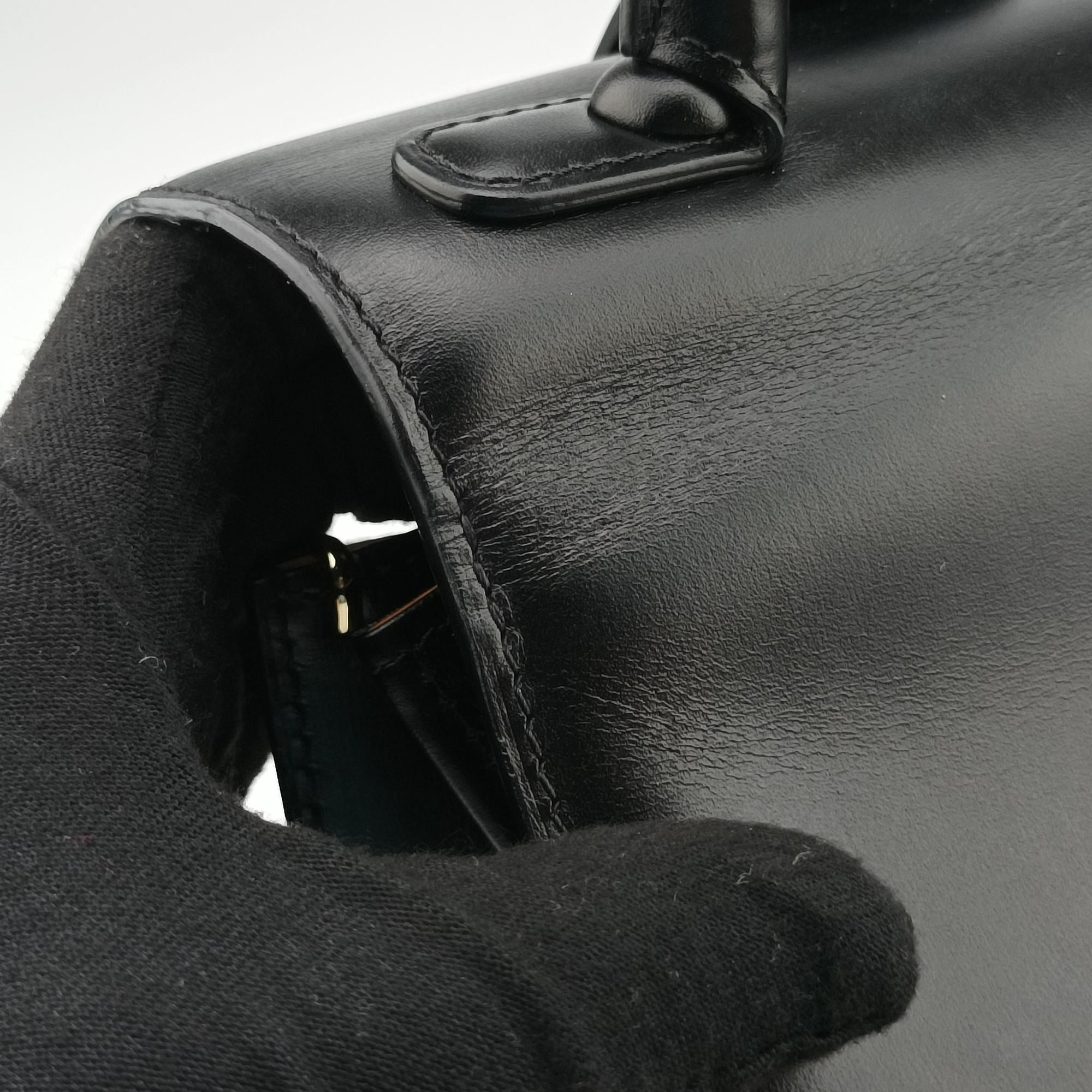 Pre-owned Delvaux Brillant Mini Black leather  handbag | stylenewstar